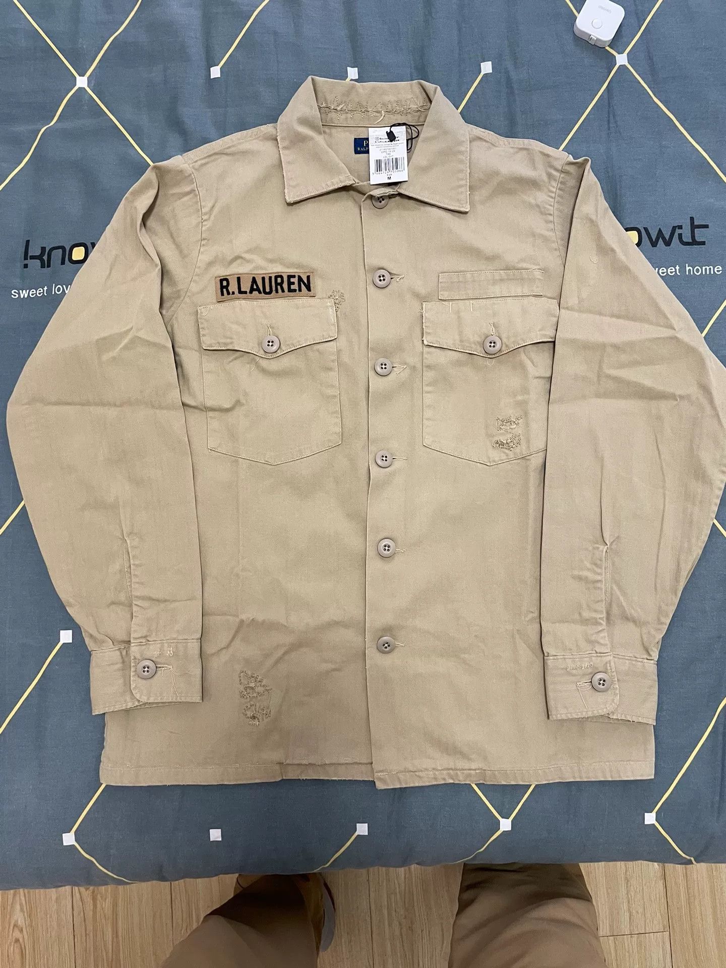 Polo Ralph Lauren Polo Ralph Lauren Military Distressed Jacket Size US M / EU 48-50 / 2 - 1 Thumbnail