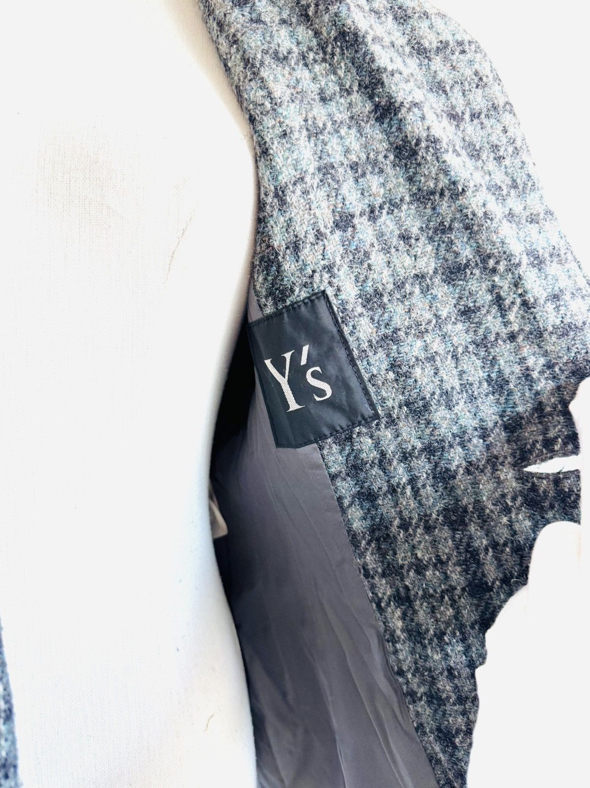 Yohji Yamamoto Y’s Yamamoto by Yohji Yamamoto plaid blazer sz M Size M / US 6-8 / IT 42-44 - 5 Thumbnail