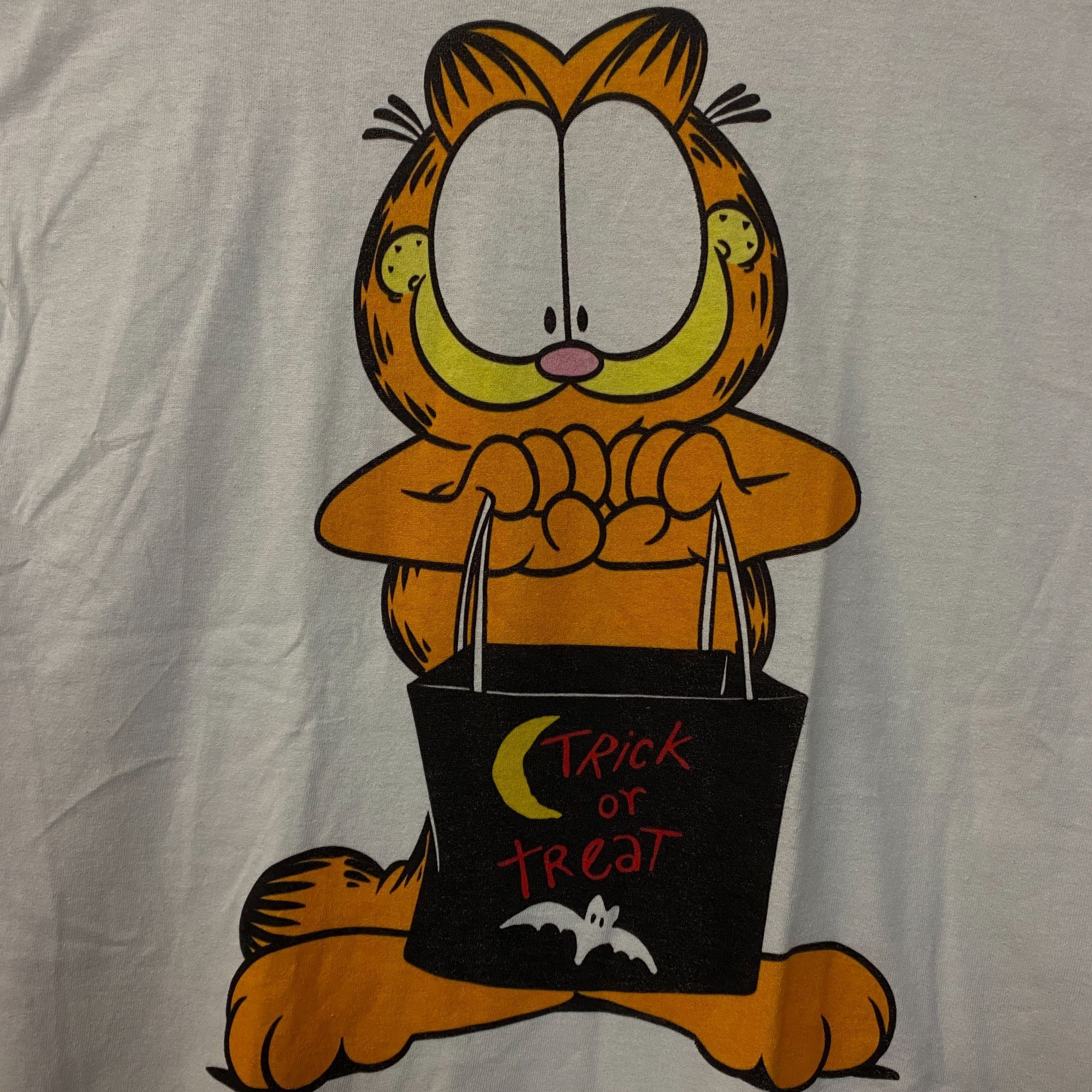 Nickelodeon Garfield Trick Or Treat Cartoon Graphic T-Shirt Medium Size US M / EU 48-50 / 2 - 2 Thumbnail