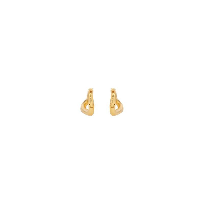Balenciaga o1bcso1str1125 Size: OS / Loop Heart XS Earring in Gold Size ONE SIZE - 3 Thumbnail