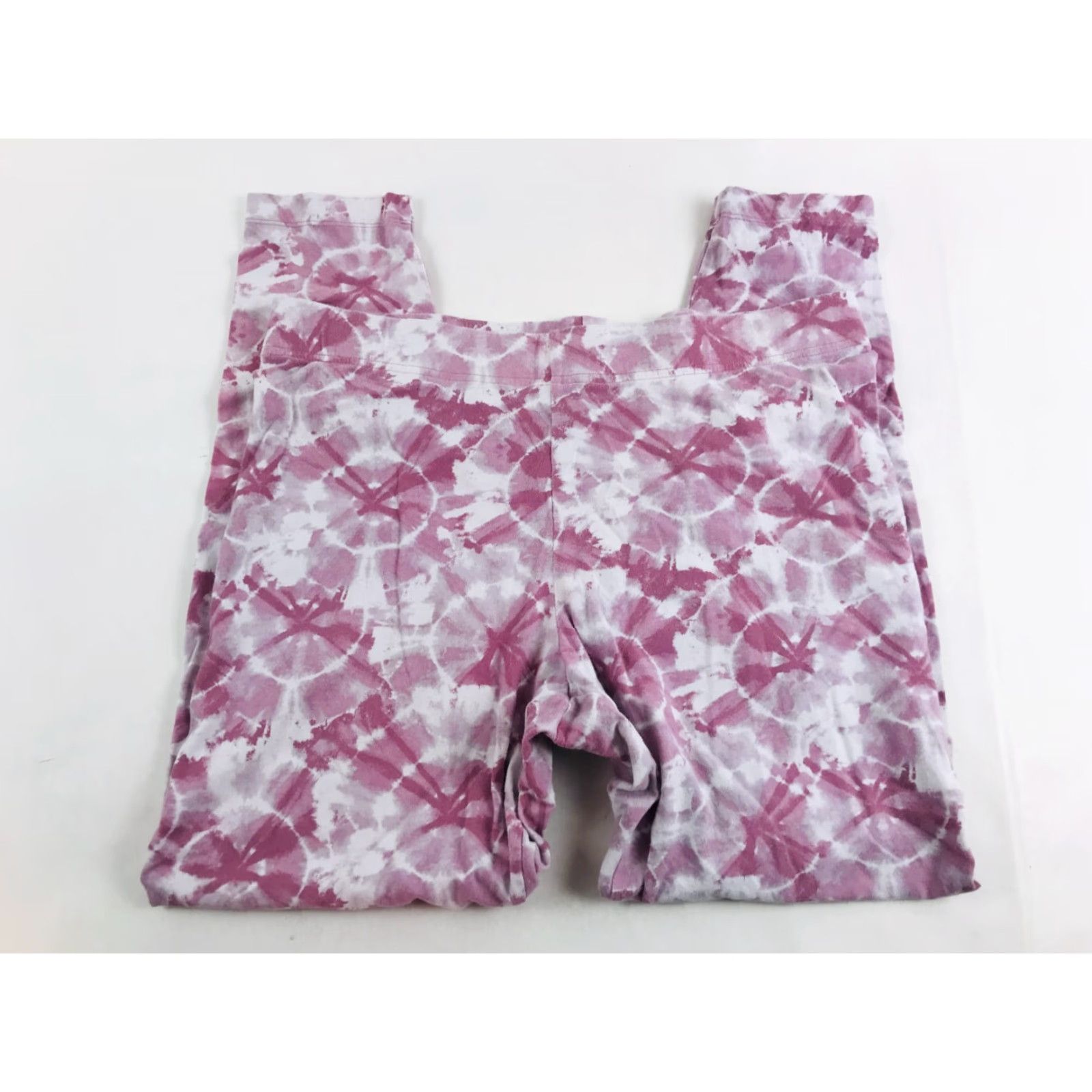 Old Navy **Women's Size Large White and Pink Old Navy Yoga Pants Tie Dye Lounge** User: Women's Size Large White and Pink Old Navy Yoga Pants Tie Dye Lounge Size 36" / US 14 / IT 50 - 2 Thumbnail