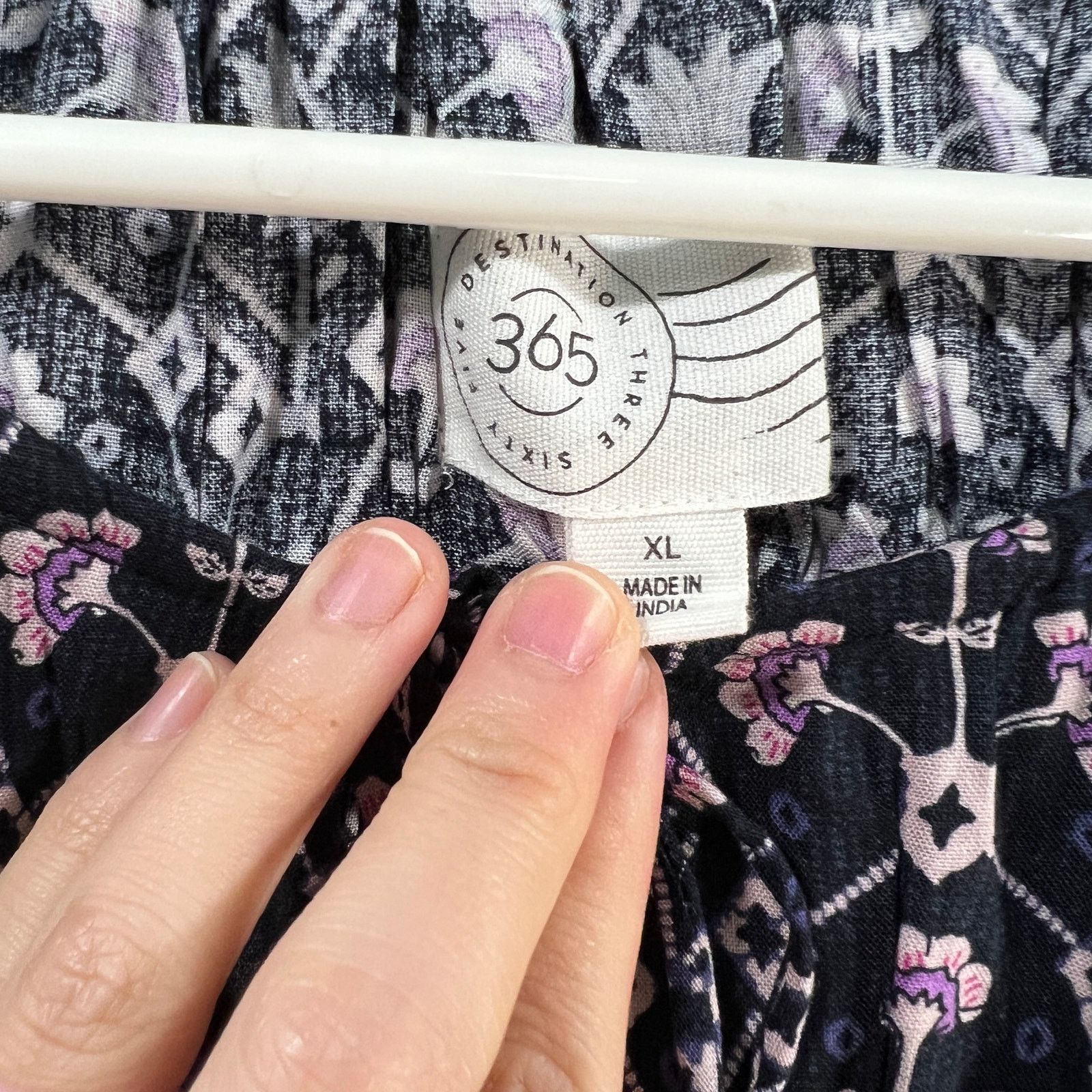 Other Destination 365 Regular Printed Short-Sleeve Midi Dress Size XL / US 12-14 / IT 48-50 - 3 Thumbnail