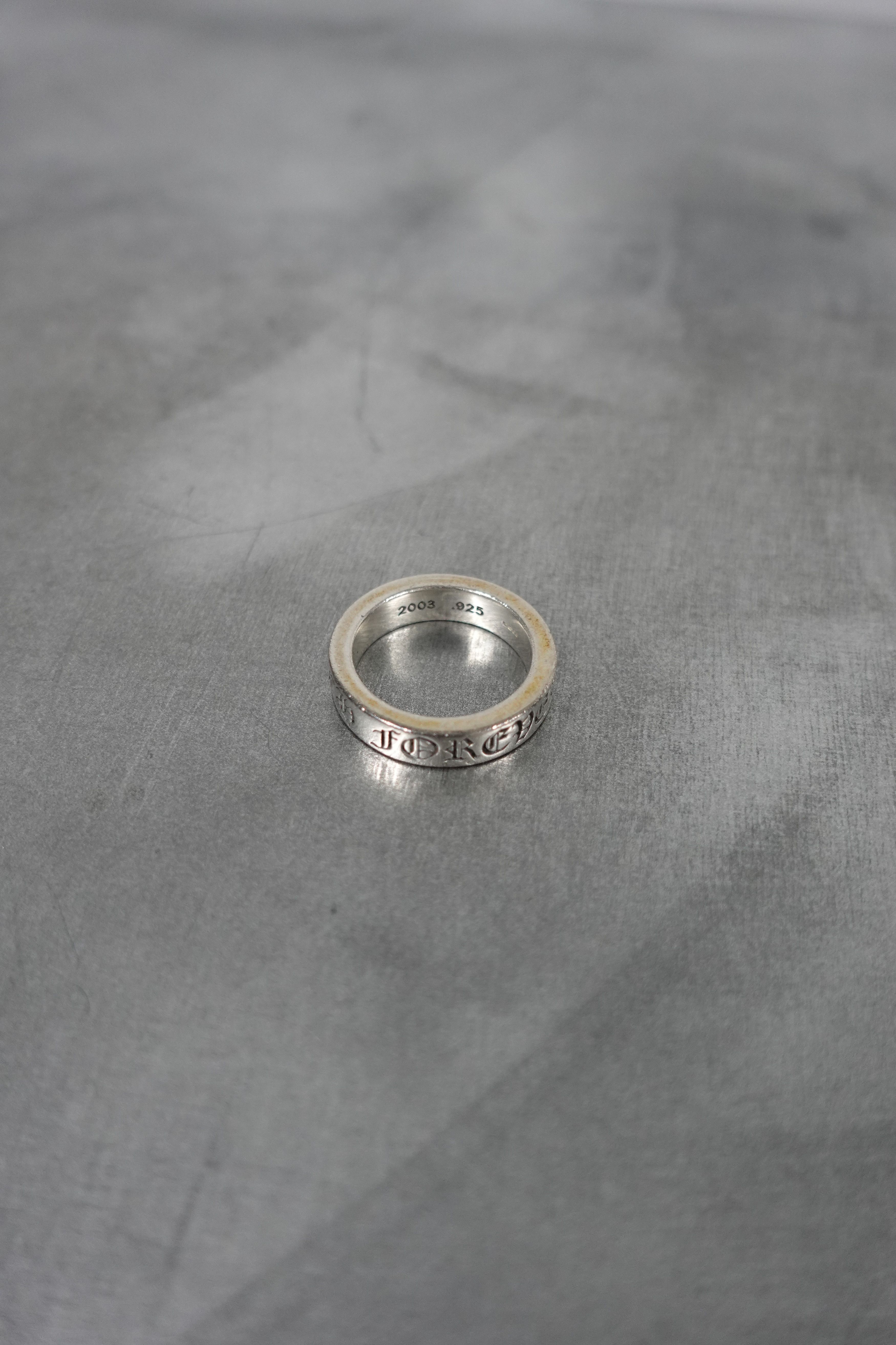 Chrome Hearts CHROME HEARTS SILVER FOREVER SPACER RING Size ONE SIZE - 4 Thumbnail