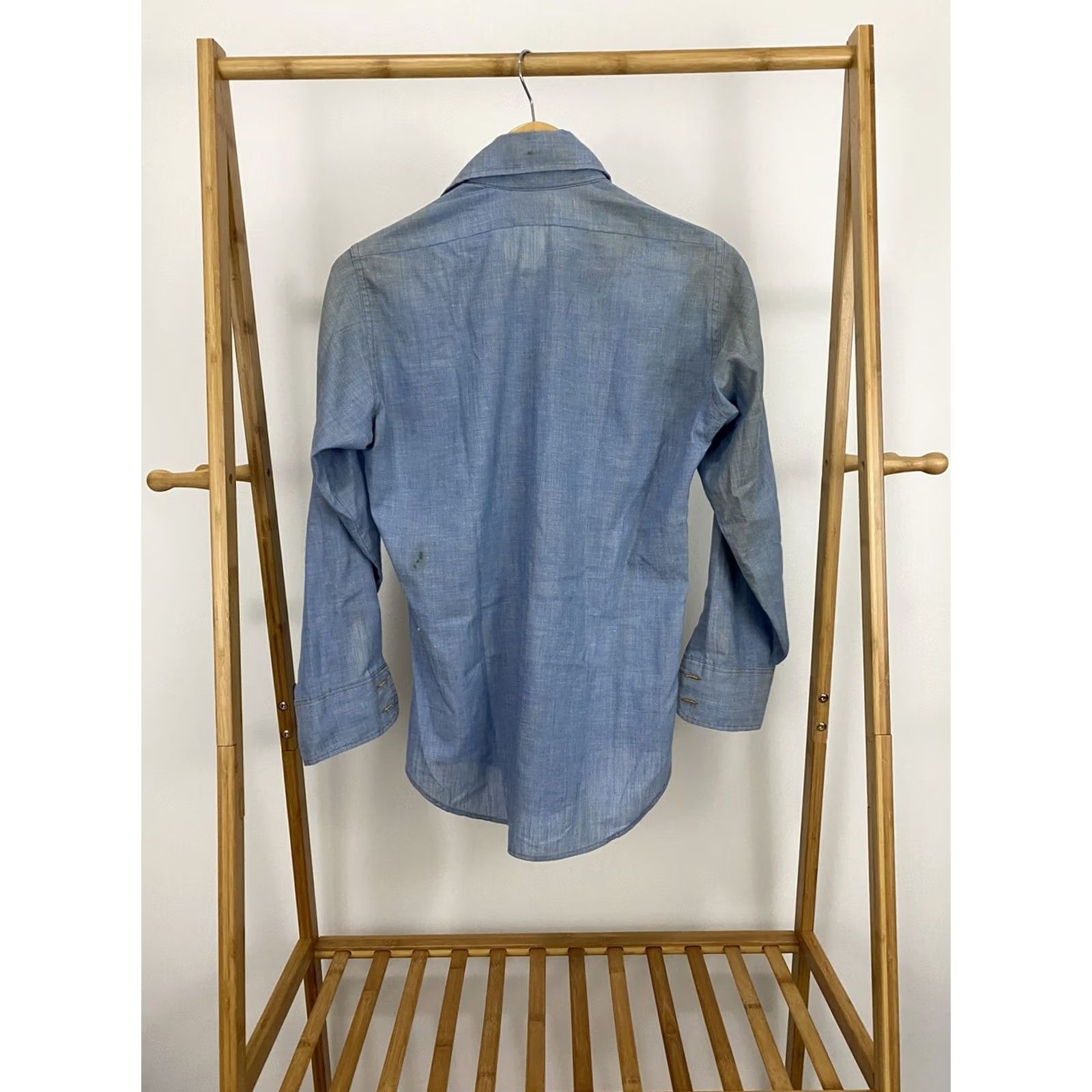 Levi's VINTAGE Levi's Western Chambray Button Long Sleeve Shirt S Men Blue 70s Orange Tab LT 70s Western Button-Up Mens Small Chambray Levi's Shirt Size US S / EU 44-46 / 1 - 2 Thumbnail