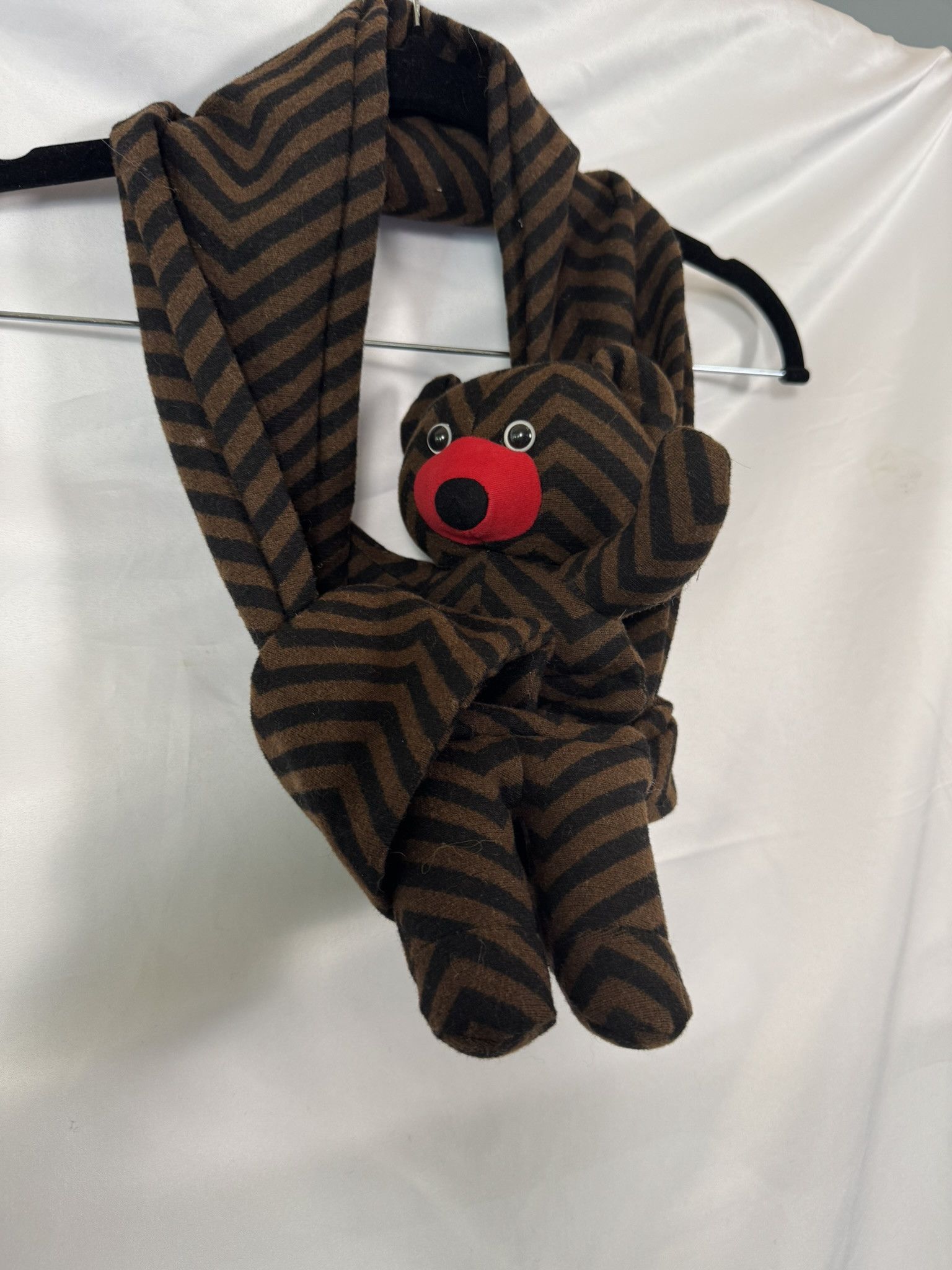 Jean Charles De Castelbajac JC de Castelbajac Paris Teddy Bear Scarf Brown Size ONE SIZE - 7 Thumbnail