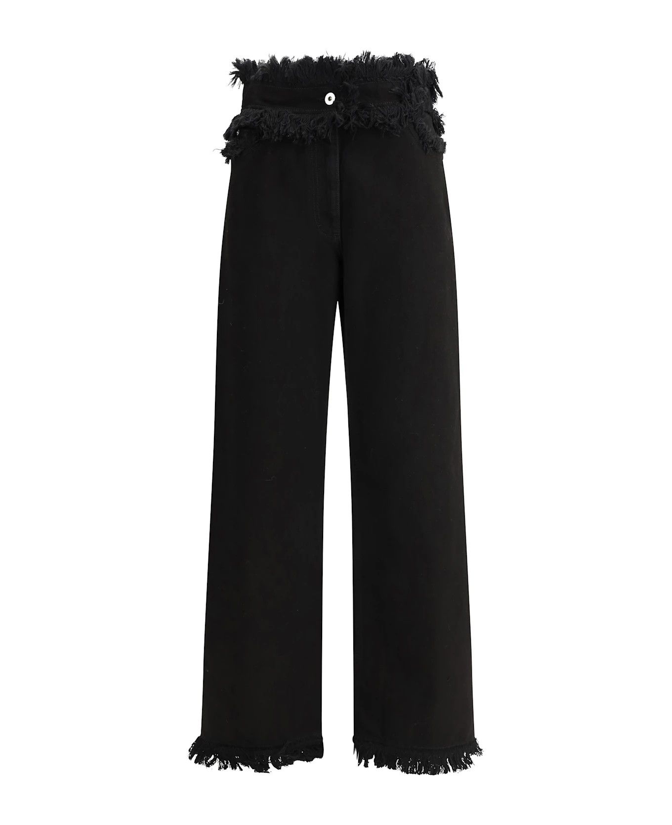 Salvatore Ferragamo o1y0426 Denim Pant in Black Size 26" / US 2 / IT 38 - 1 Thumbnail