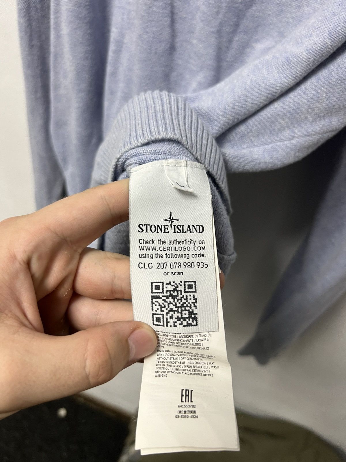 Stone Island Stone Island Sweater Size US L / EU 52-54 / 3 - 6 Thumbnail