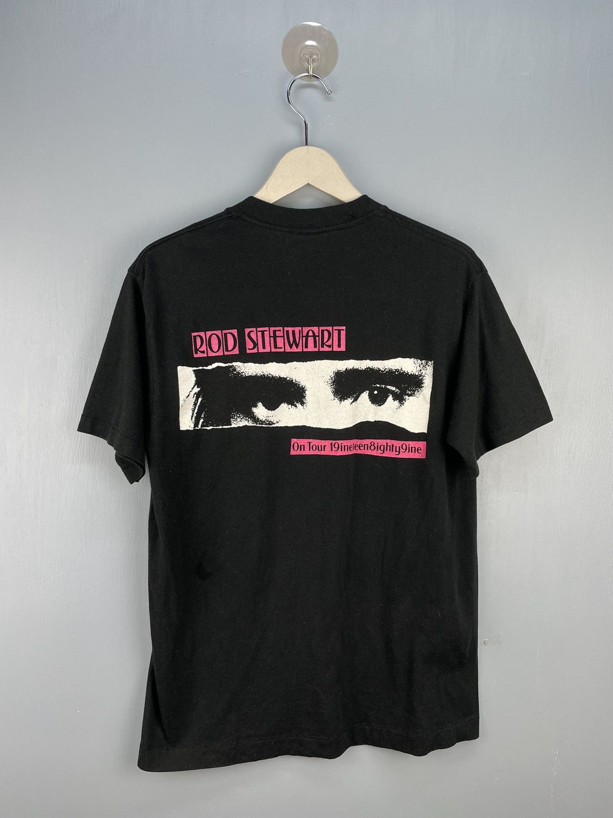 Band Tees Vintage 80s Rod Stewart out of order ‘89 tour band concert Size US M / EU 48-50 / 2 - 2 Thumbnail