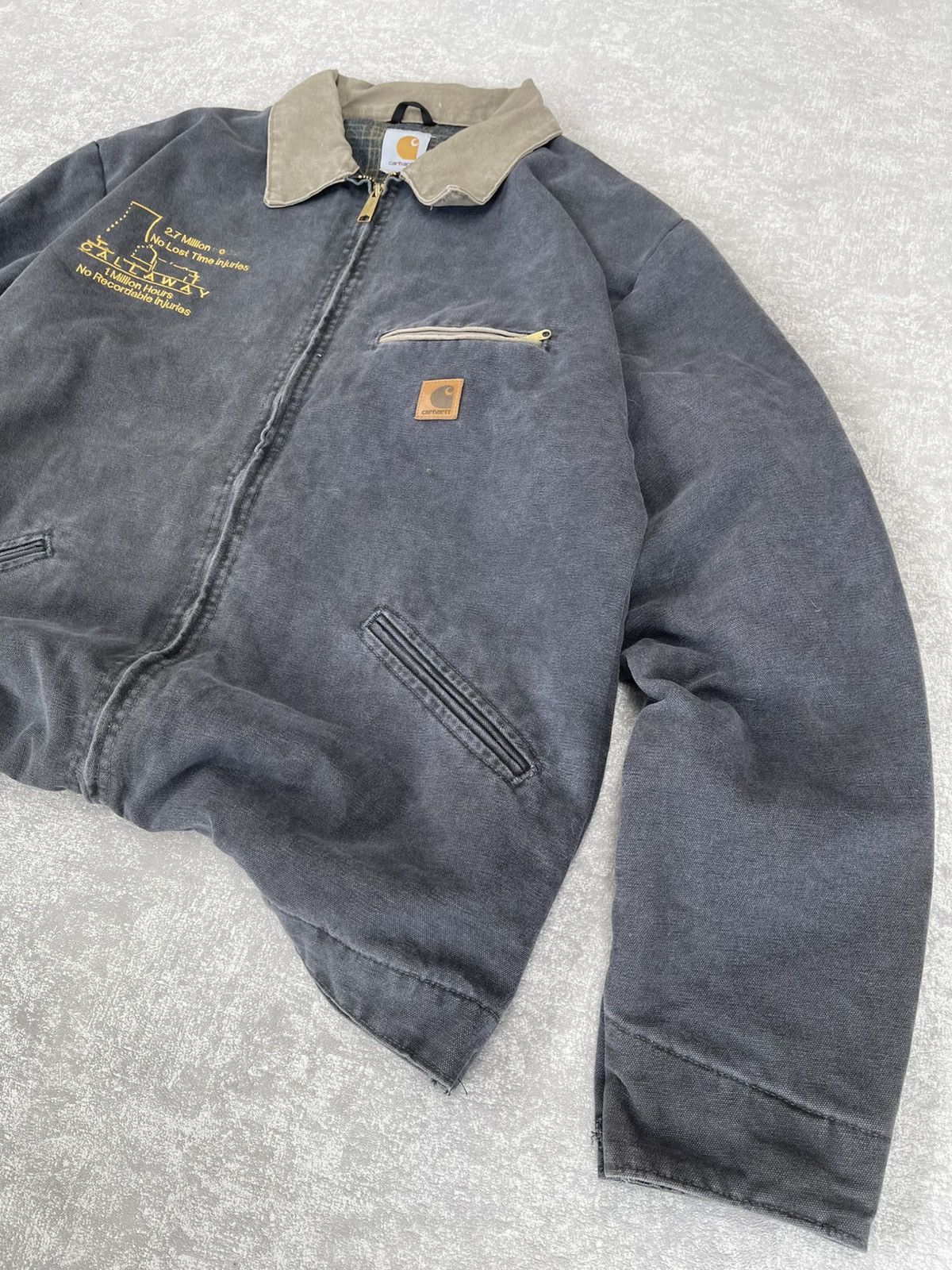 Carhartt Vintage Carhartt Detroid Jacket Gray Size US XL / EU 56 / 4 - 5 Thumbnail