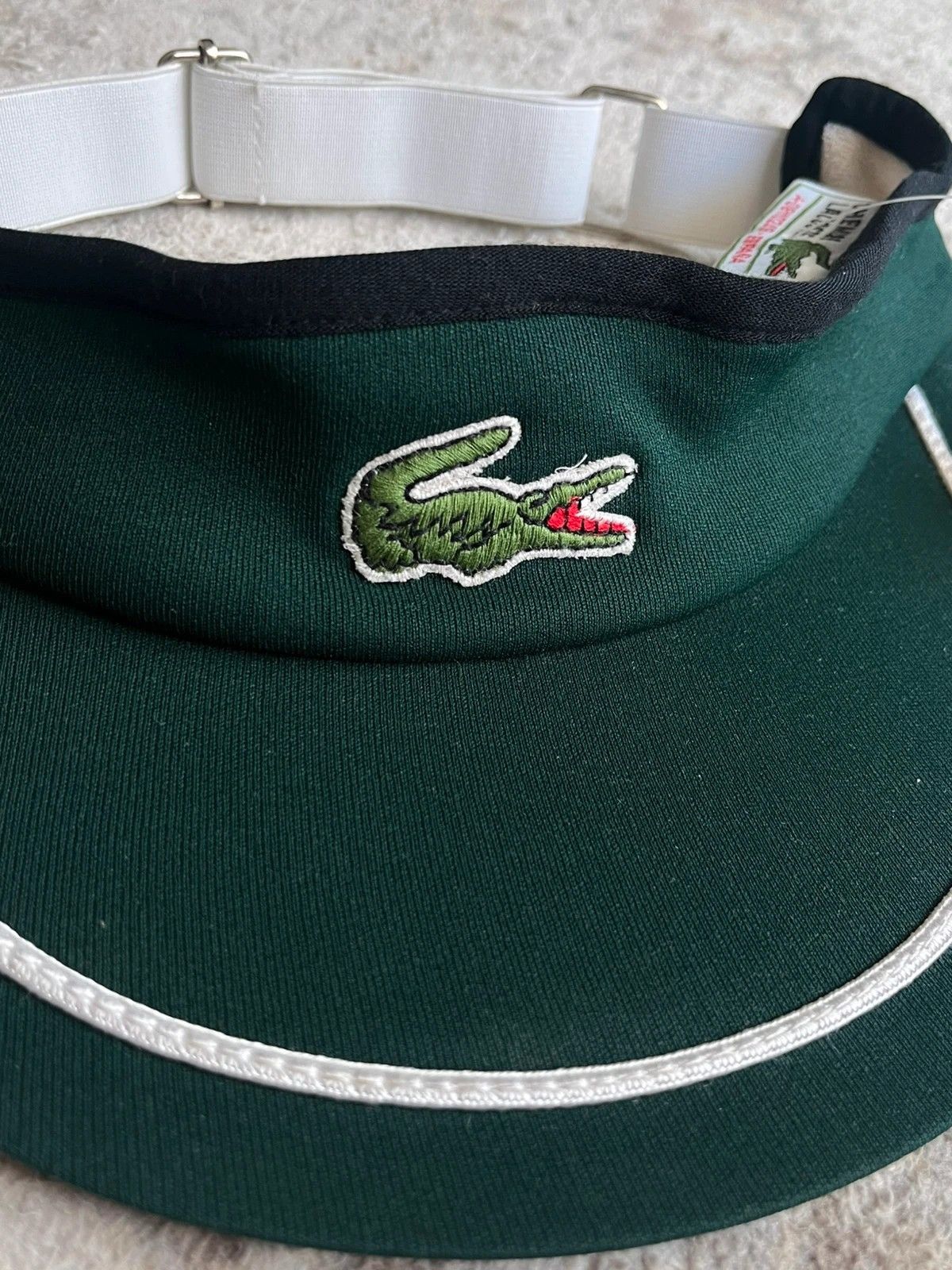 Lacoste Lacoste Chemise Made in Spain Visor Deadstock 90s One Size Size ONE SIZE - 3 Thumbnail