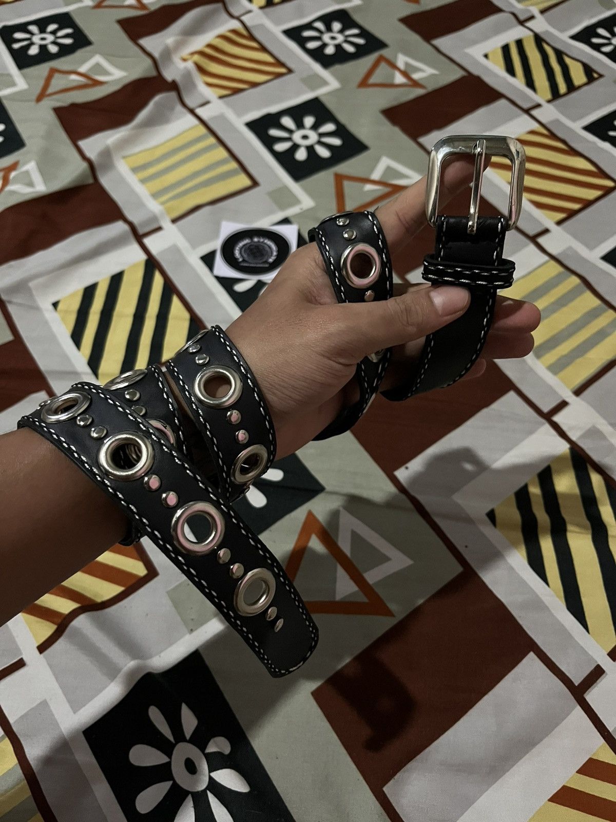 If Six Was Nine × Japanese Brand Studded Belt With One Prong Size ONE SIZE - 2 Thumbnail