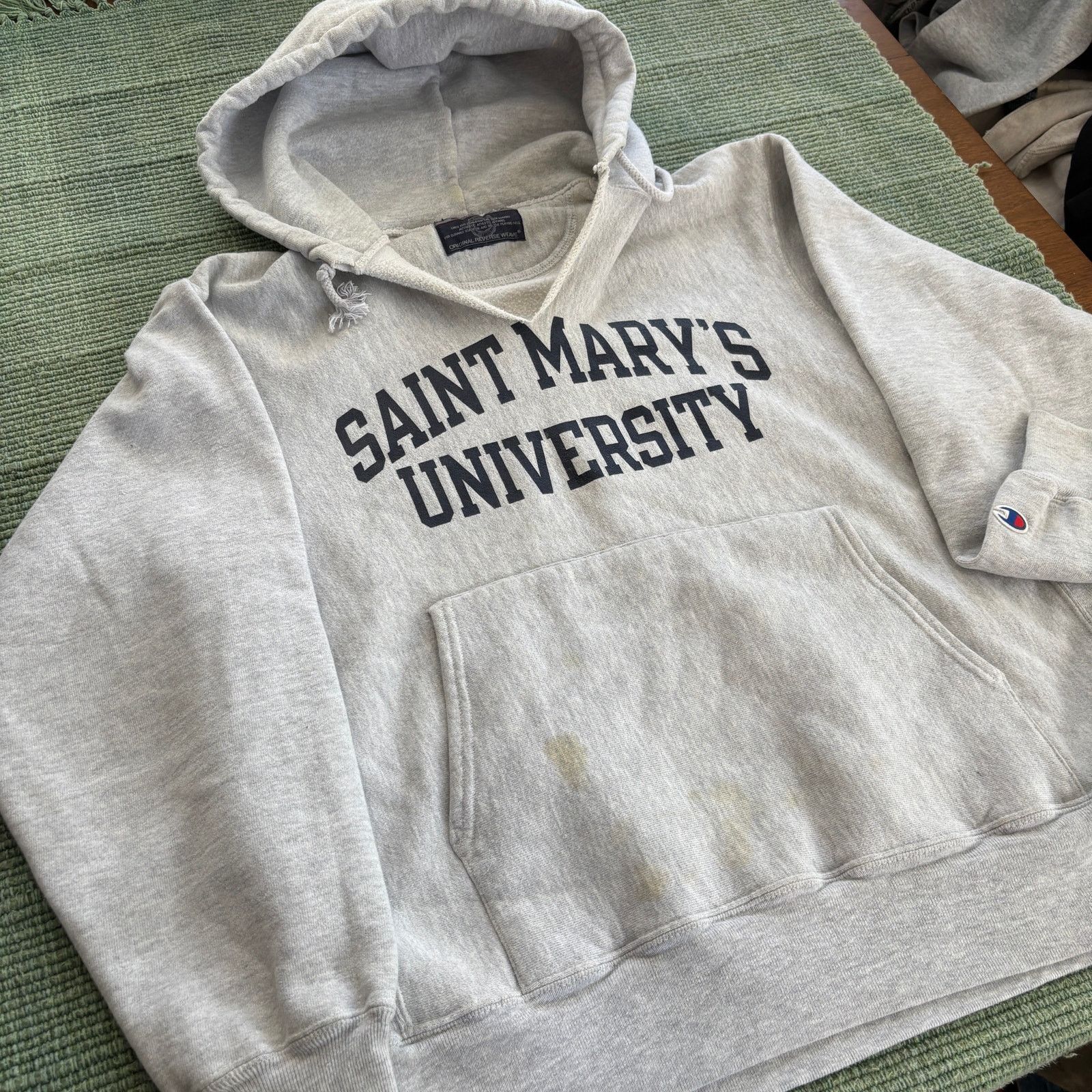 Champion × Vintage Vintage Saint Marys University Champion Reverse Weave Hoodie Size US L / EU 52-54 / 3 - 5 Thumbnail