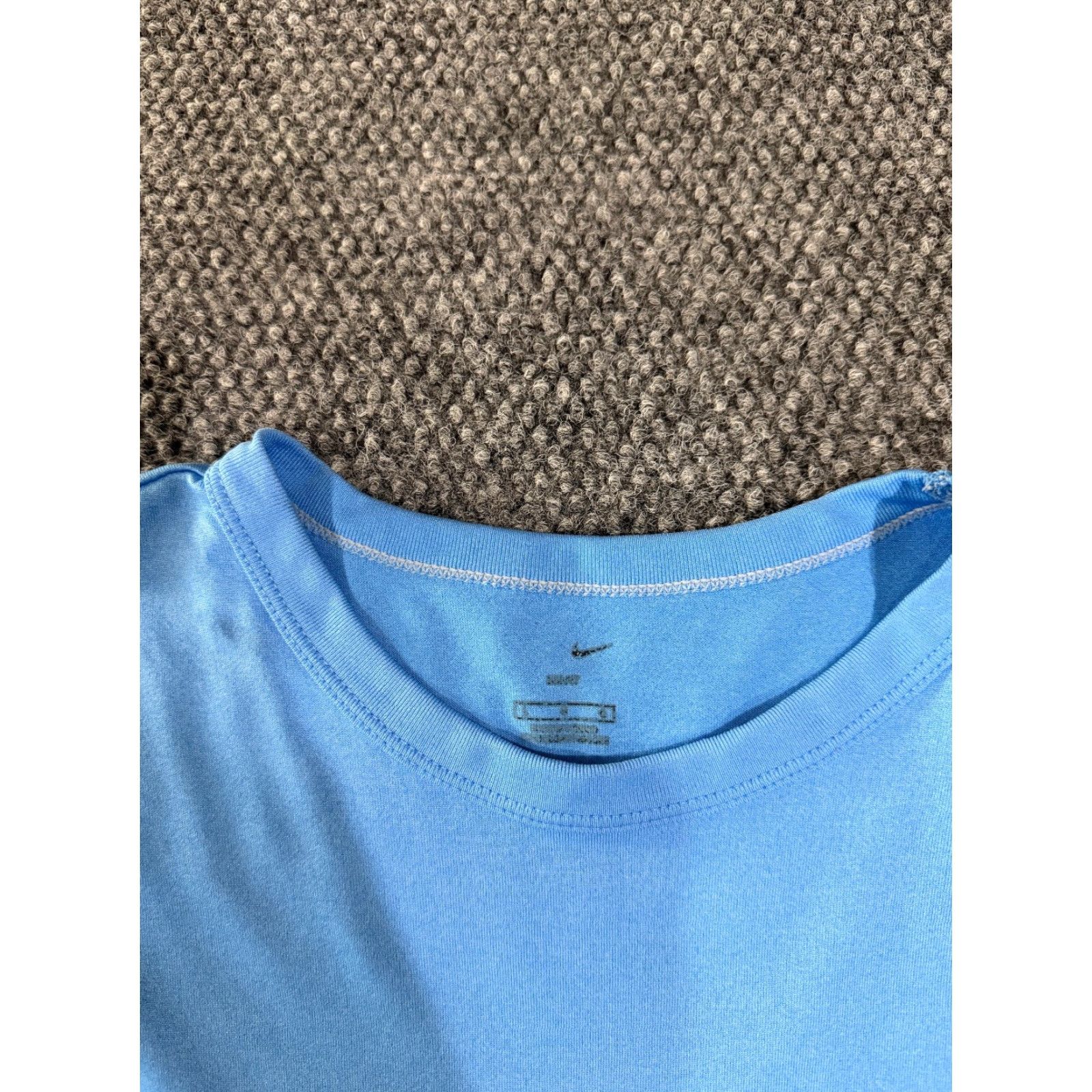 Nike Nike Dri-Fit T-Shirt Mens Large Blue Group Ride Athletic Stretch Casual Shirt Size US L / EU 52-54 / 3 - 3 Thumbnail