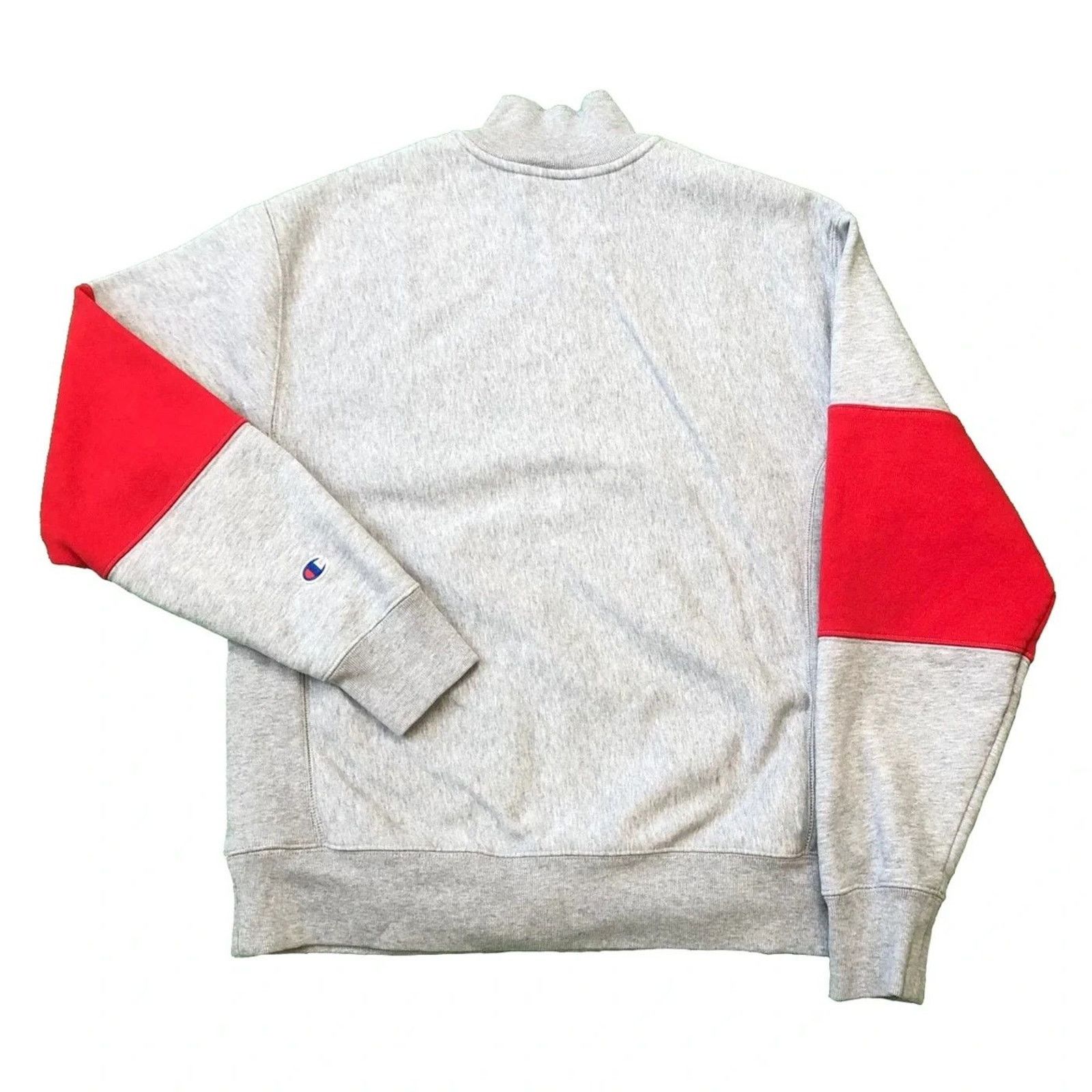 Champion × Vintage Champion Sweatshirt Reverse Weave Script 1/4 Zip Pullover Size US M / EU 48-50 / 2 - 3 Thumbnail