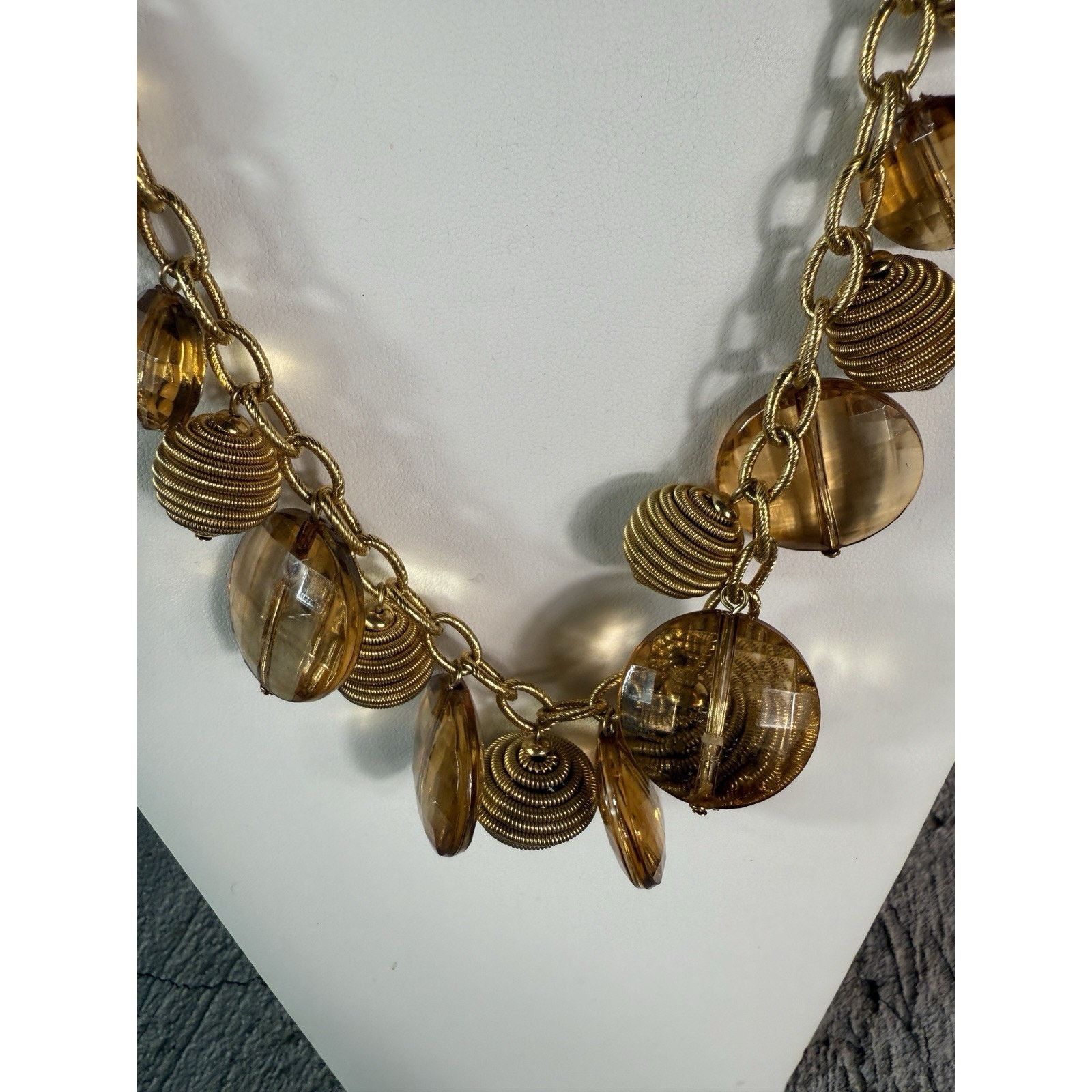 Kate Spade Kate Spade New York Women's Gold Acorn Faux Amber Necklace Size ONE SIZE - 4 Thumbnail