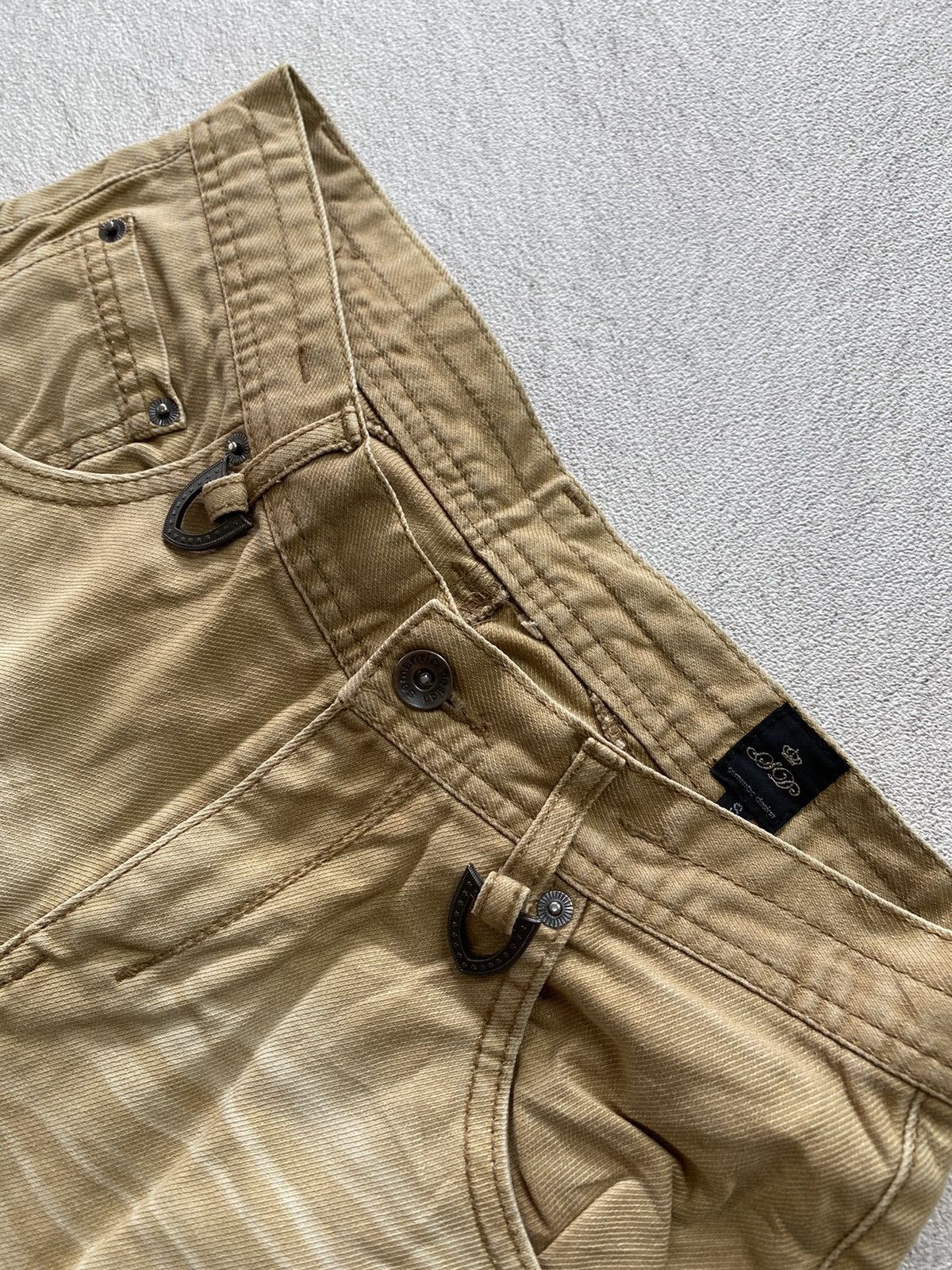 If Six Was Nine 2000s Semantic Design Muddy wash Flared Jeans Size US 29 - 5 Thumbnail