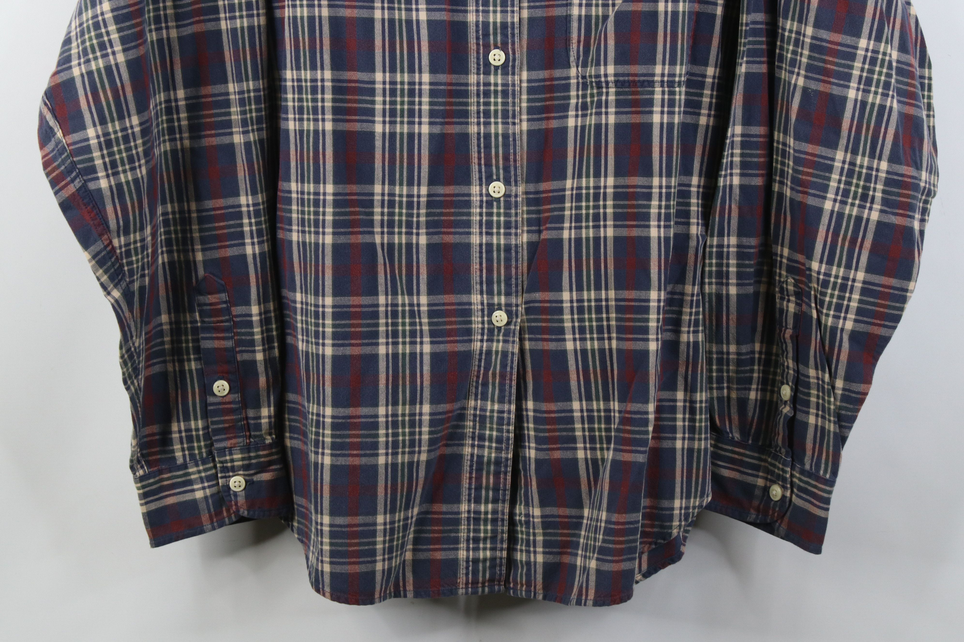 Abercrombie & Fitch Vintage 90s Abercrombie & Fitch Collared Button Shirt Plaid Size US L / EU 52-54 / 3 - 3 Thumbnail