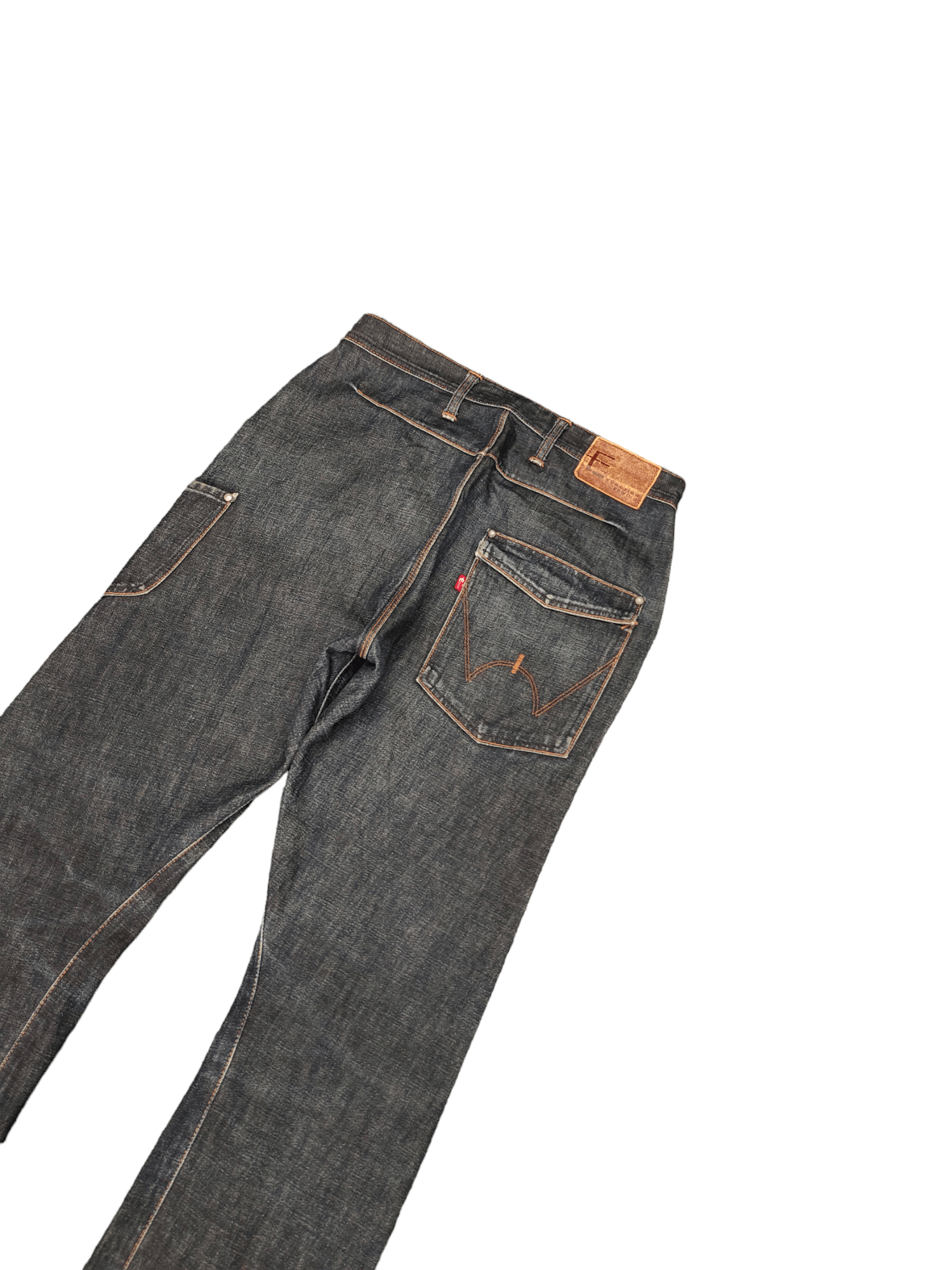 Kapital Vintage 90s Edwin Japan E Function Spiral Cut Denim Jeans Size US 30 / EU 46 - 3 Thumbnail