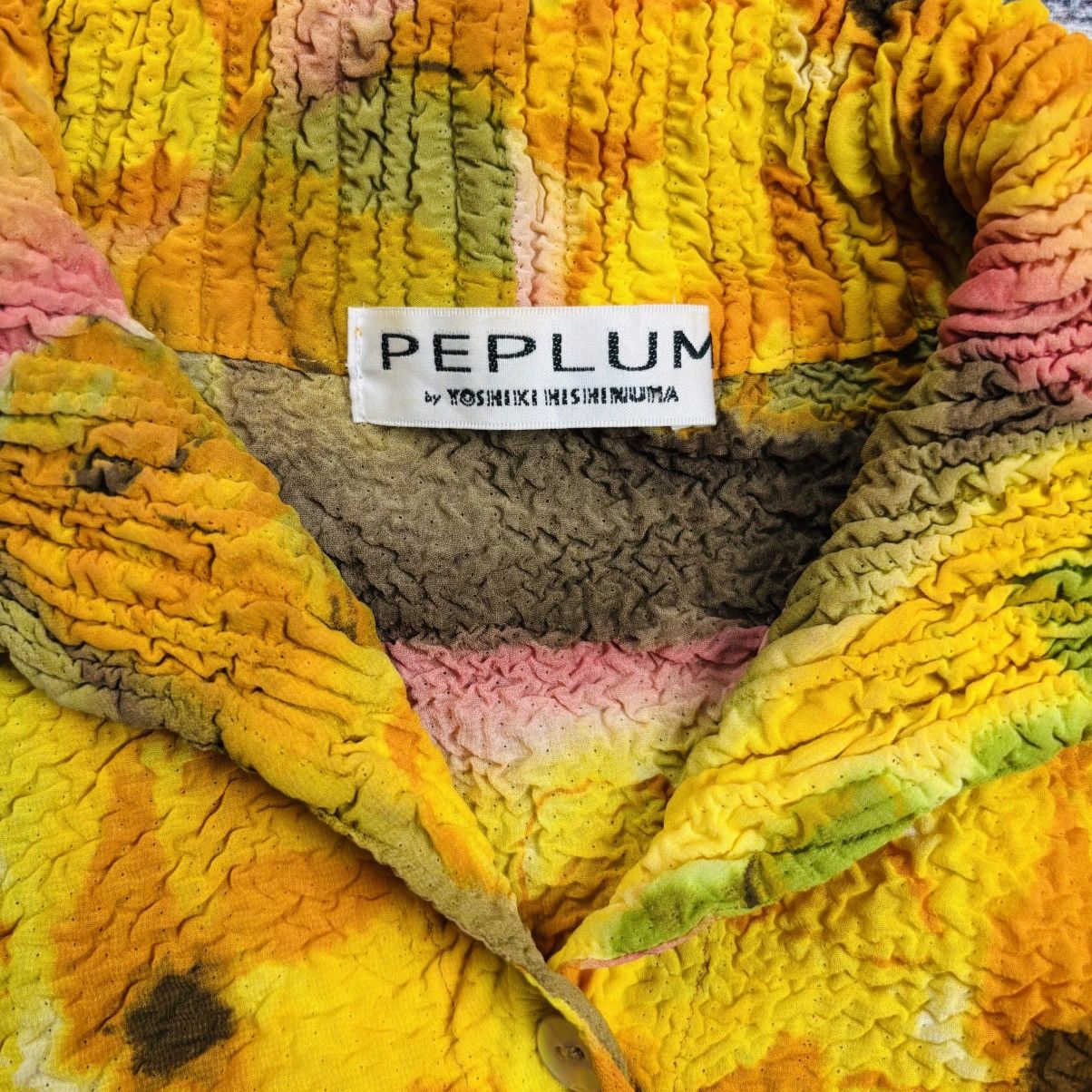Yasuyuki Ishii Archive Yoshiki Hishinuma Peplum - LSD Flowers Pleats Top Size M / US 6-8 / IT 42-44 - 7 Thumbnail