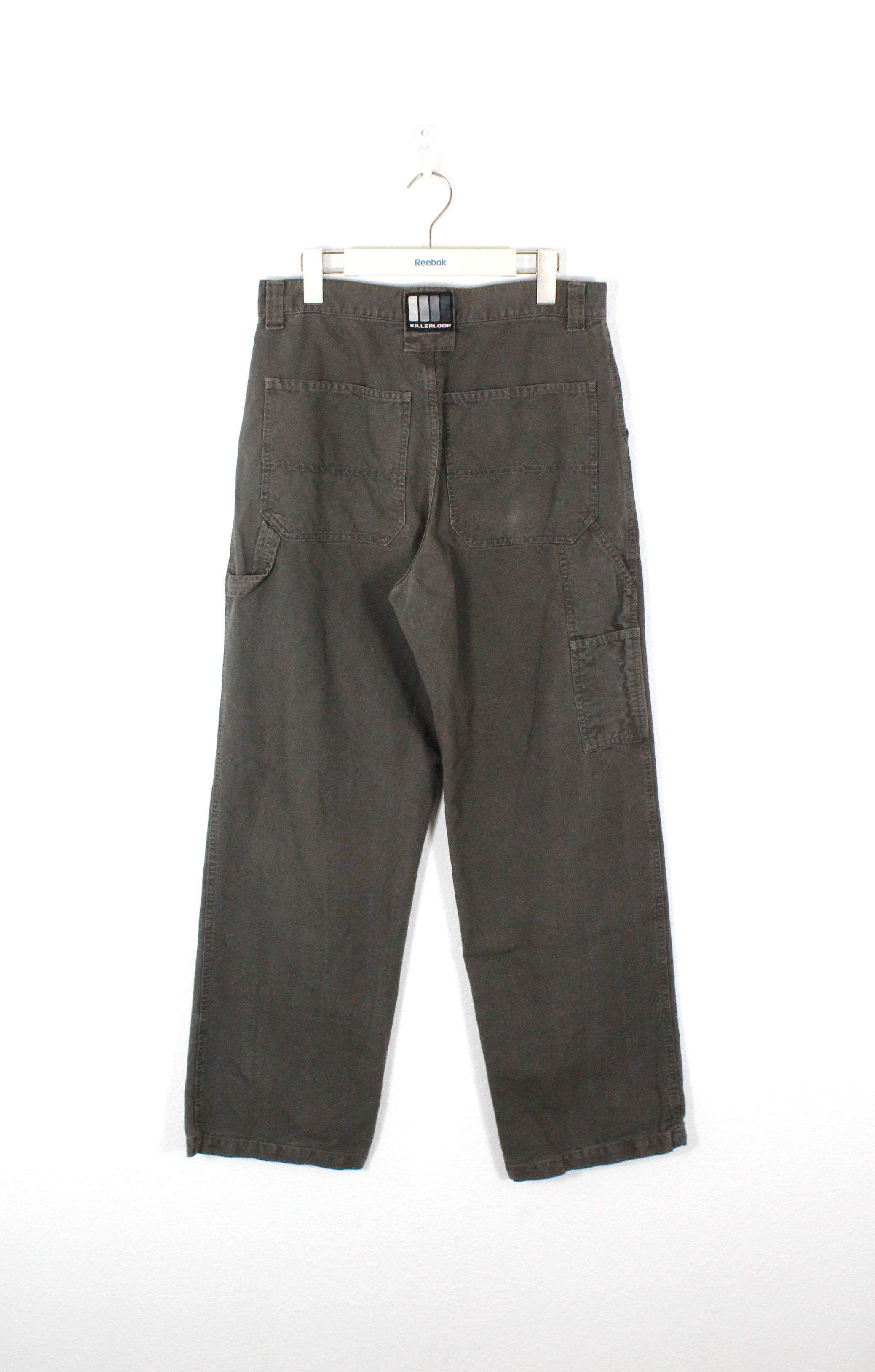 Japanese Brand × Vintage Killer Loop Vintage Carpenter Baggy Cargo Pants Y2K 90s Size US 31 - 3 Thumbnail