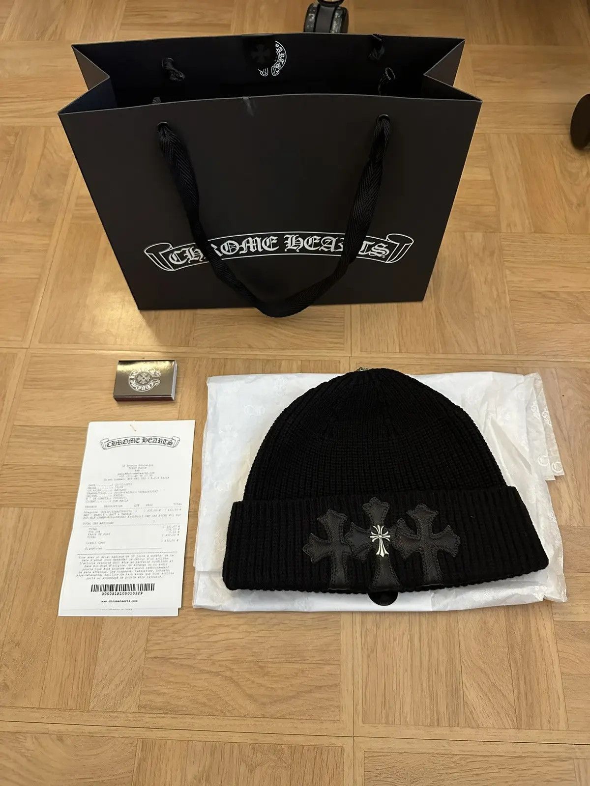 Chrome Hearts Chrome Hearts Cachemire Beannie Size ONE SIZE - 2 Thumbnail