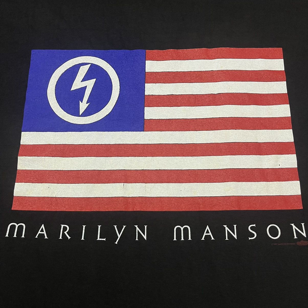 Band Tees Vintage 1997 Marilyn Manson American Antichrist T Shirt Size US L / EU 52-54 / 3 - 5 Thumbnail