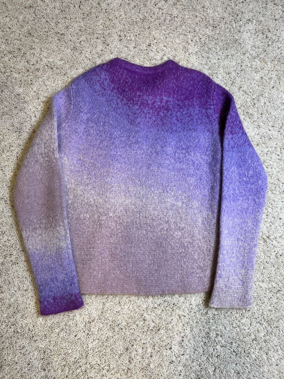 ERL ERL purple gradient mohair sweater Size US S / EU 44-46 / 1 - 3 Thumbnail