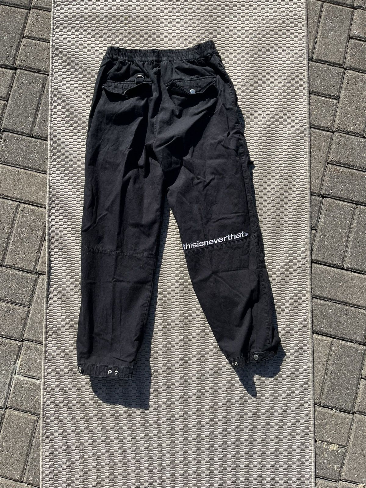 thisisneverthat thisisneverthat black cargo pants Size US 29 - 4 Thumbnail
