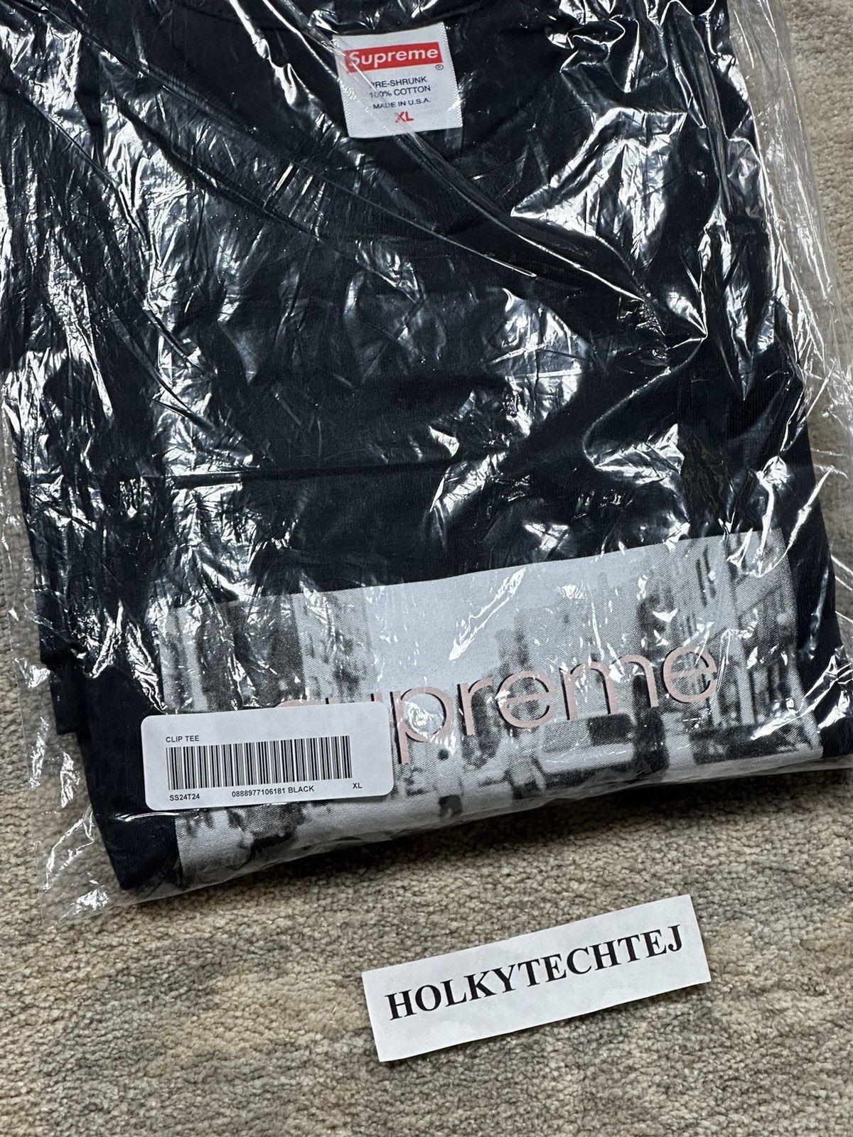 Supreme Supreme Crew 96 Tee - Black - XL - SS24 Size US XL / EU 56 / 4 - 3 Thumbnail