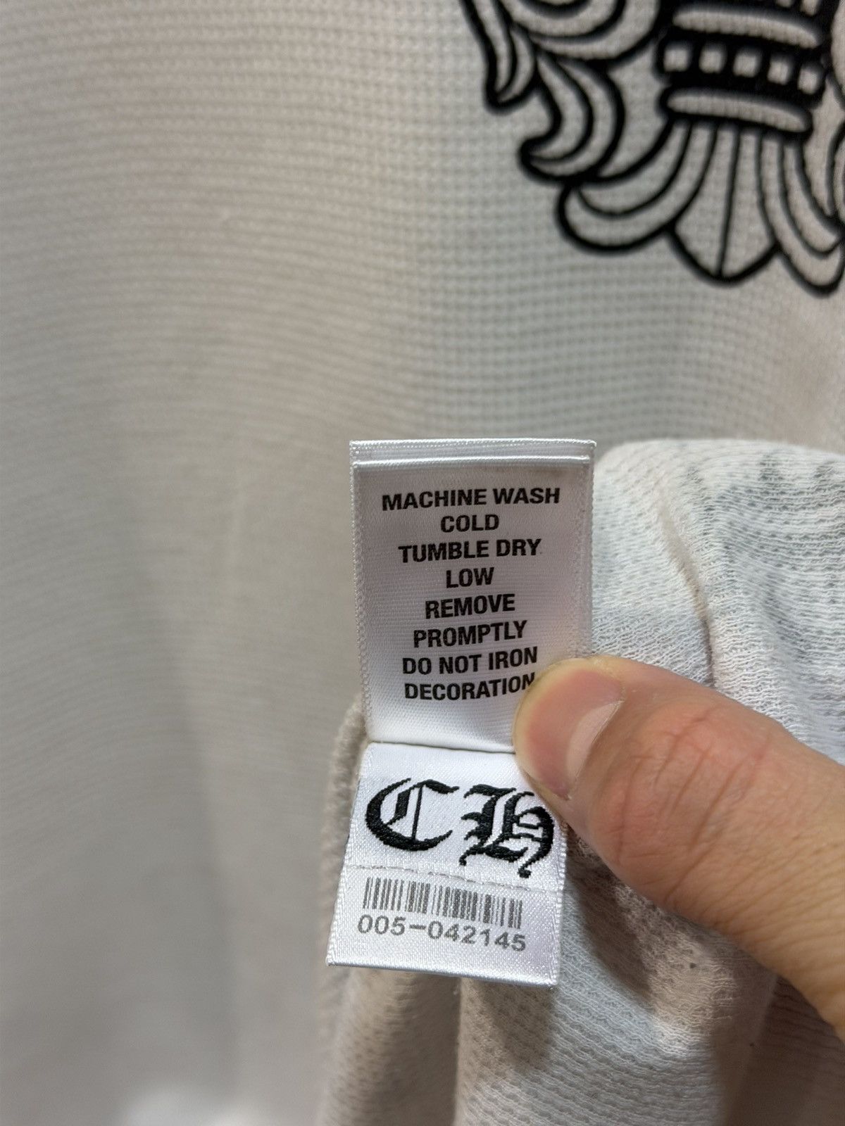 Chrome Hearts CH Fleur T Bar Thermal Longsleeve L Size US L / EU 52-54 / 3 - 8 Thumbnail