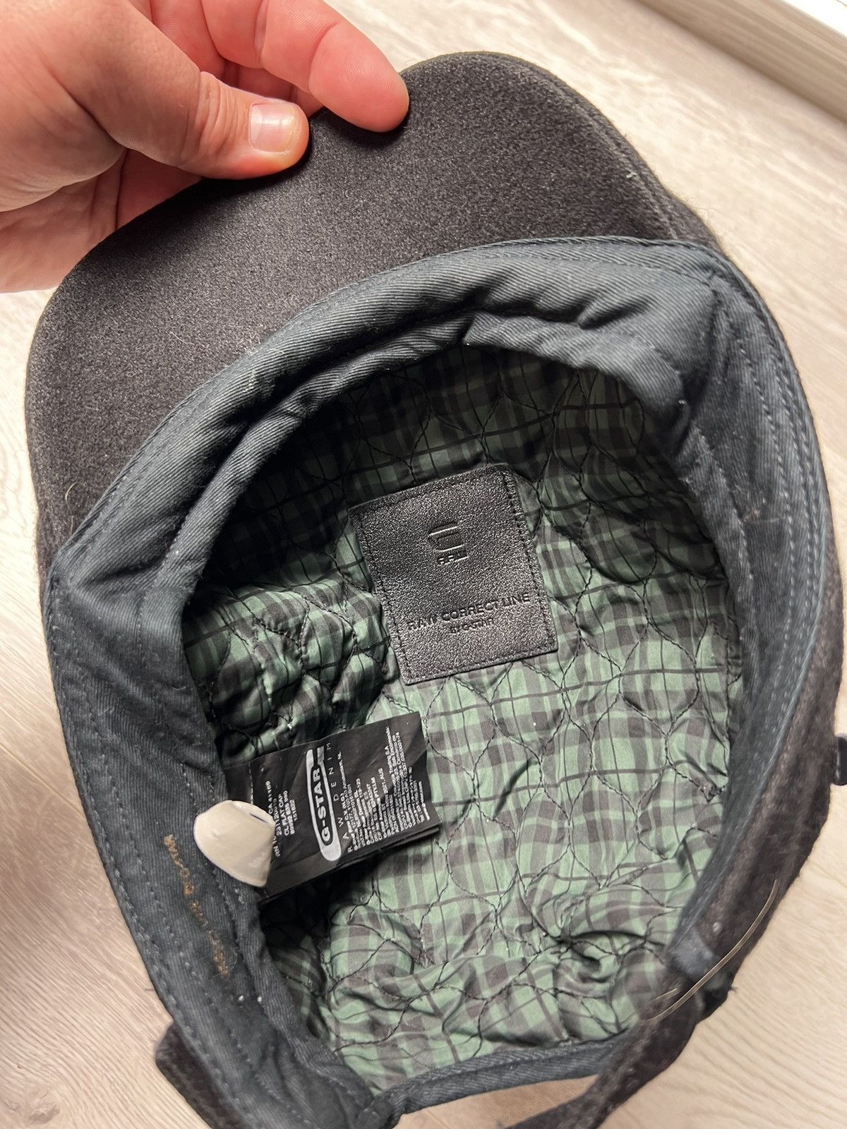 G-Star × Vintage G-star Raw CL FLAT CAP Wool + Viscose Size ONE SIZE - 12 Thumbnail