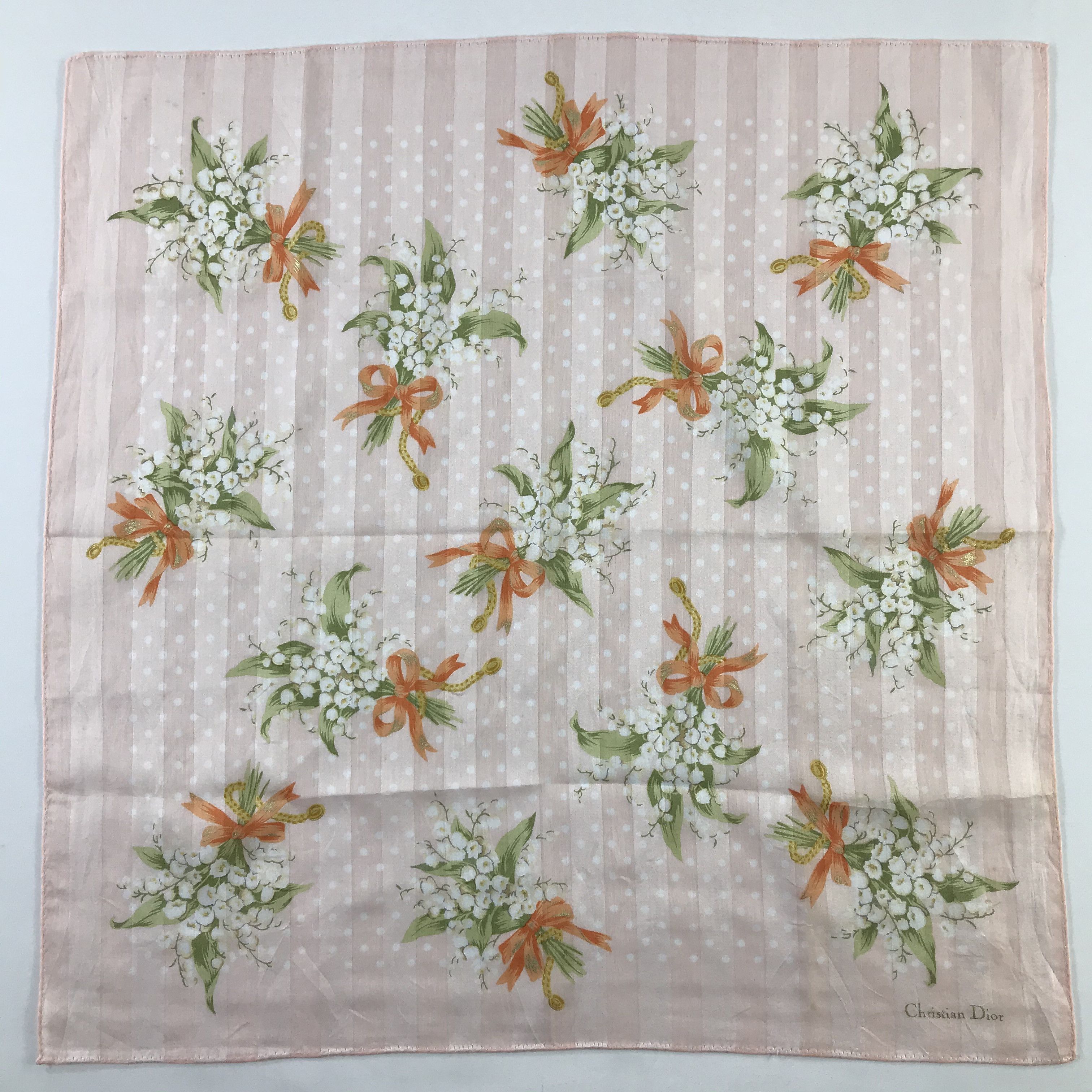 Christian Dior Bandana / Handkerchief / Neckerchief - S506