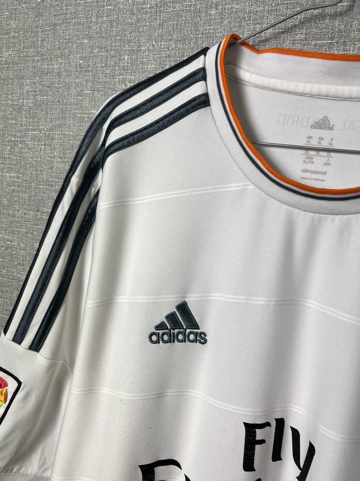 Adidas #9 BENZEMA Real Madrid 2013/14 Adidas Home Jersey Size US XL / EU 56 / 4 - 5 Thumbnail