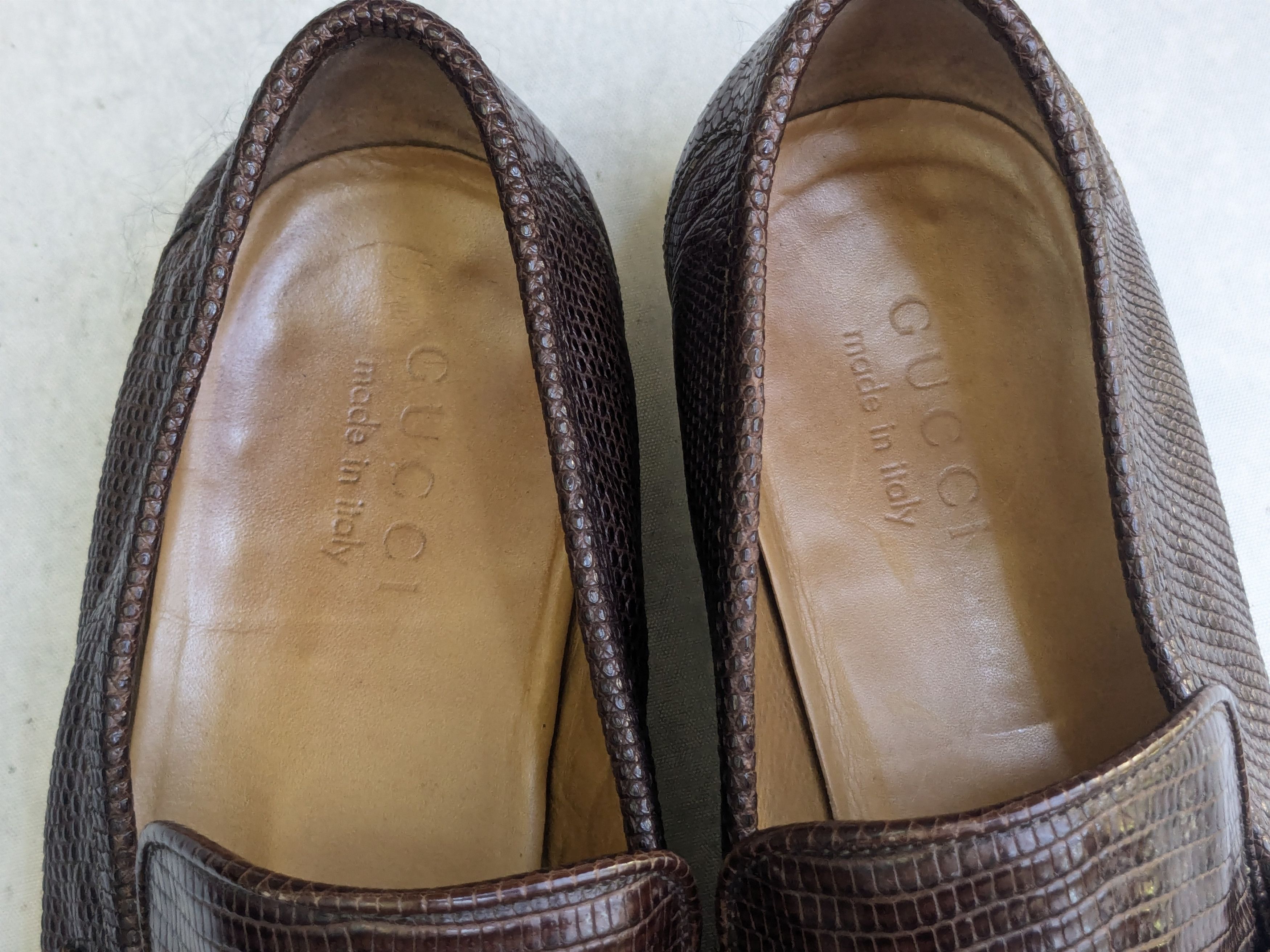Gucci Gucci Horsebit Loafers Brown Lizard Leather 11.5 Slip On Size US 11.5 / EU 44-45 - 5 Thumbnail