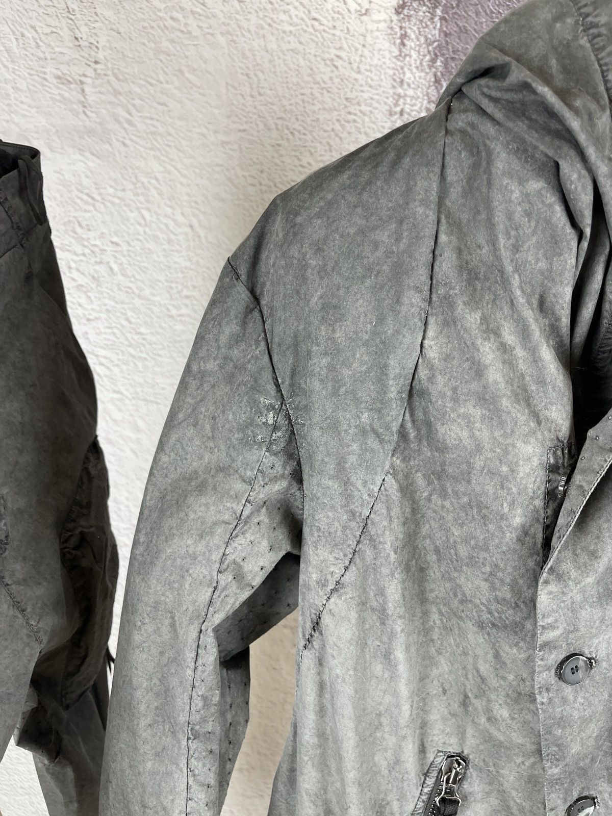 Masnada Masnada ashes grey bandage asymmetric hi-fashion suit Size US M / EU 48-50 / 2 - 14 Thumbnail