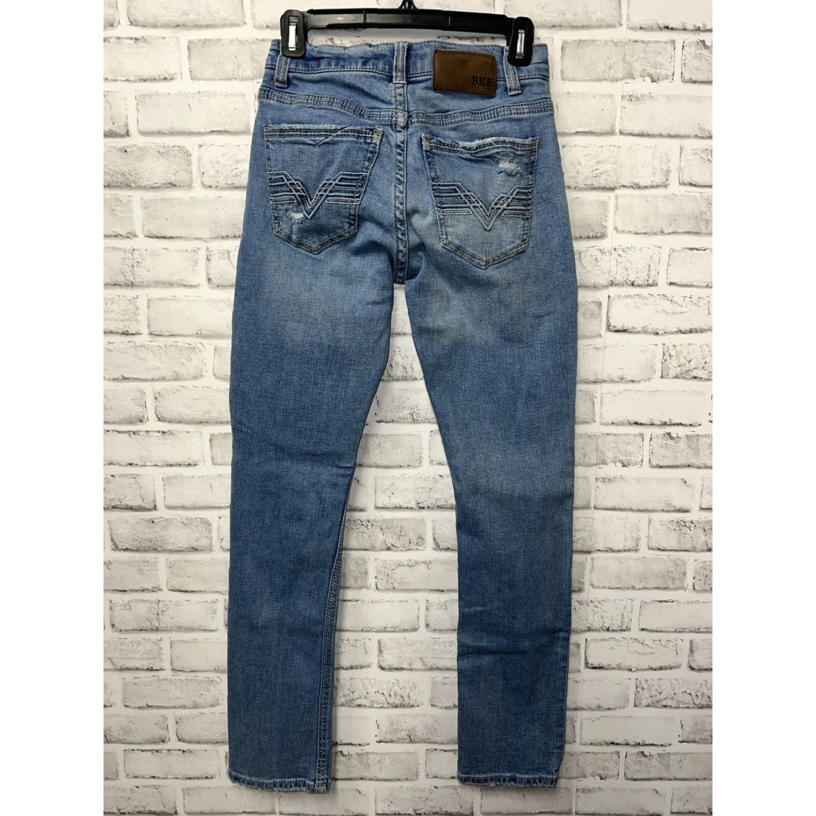 BKE BKE Alec Blue Jeans 27x32 Straight Mens Size US 27 - 4 Thumbnail