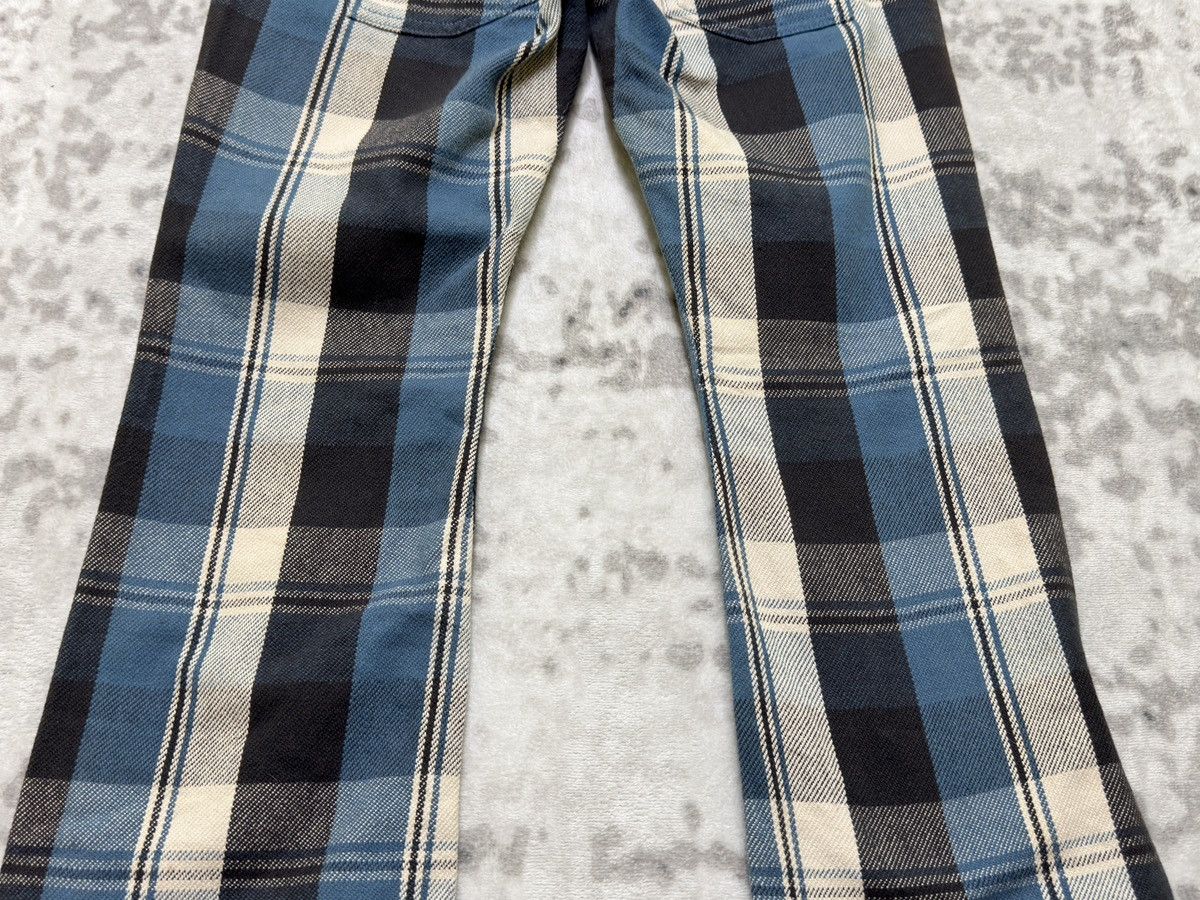 Kapital Vintage Gilfy Plaid Flare Double Waist Low Rise Cropped Pant Size US 28 / EU 44 - 12 Thumbnail