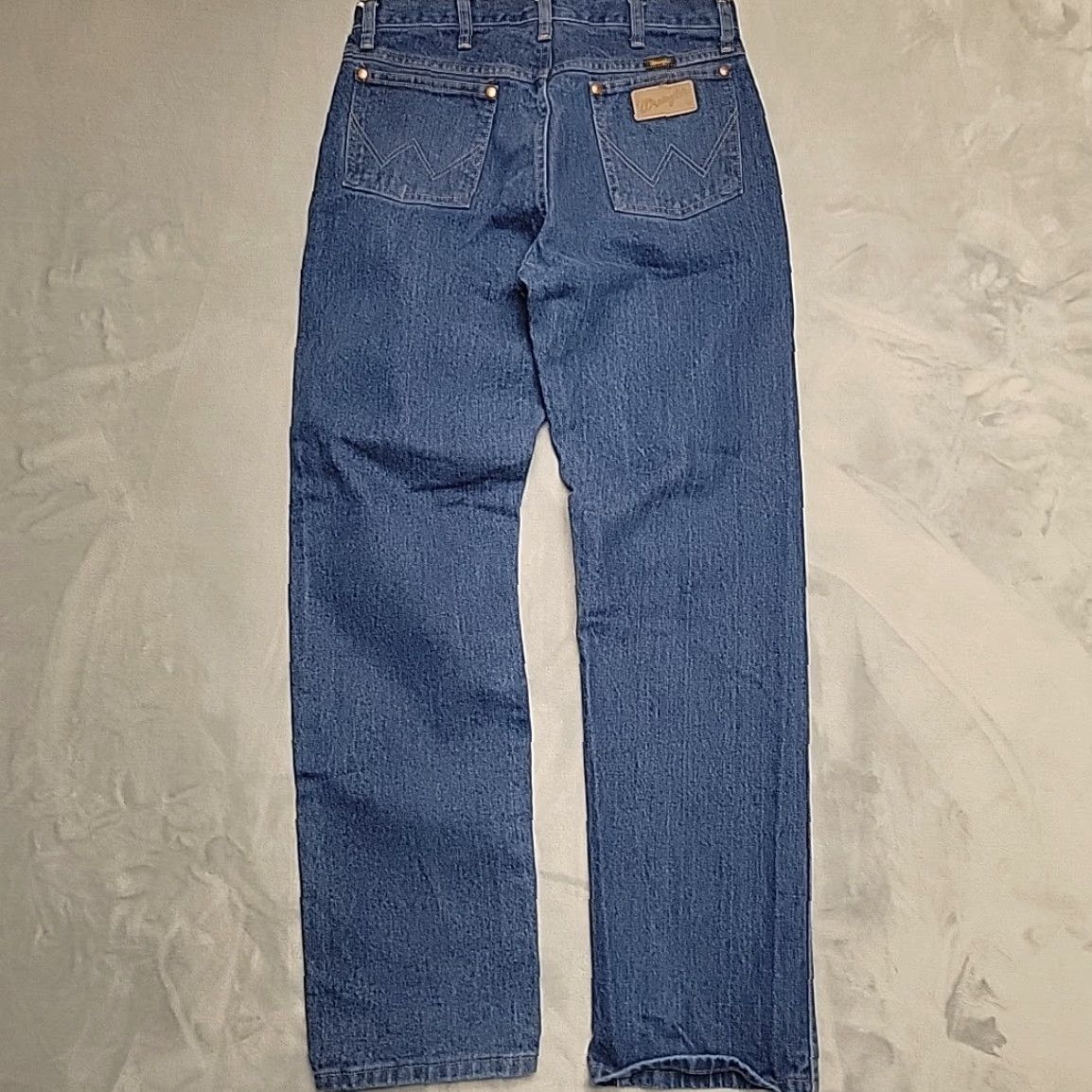 Wrangler VINTAGE Wrangler Jeans Mens 32x32 Blue Denim Cowboy Cut 100% Cotton 13MWZPW Western Size US 32 / EU 48 - 6 Thumbnail