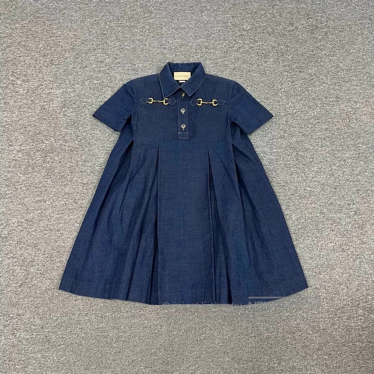 Gucci Gucci Horsebit Denim Dress Size 36. Size US 36 / EU 52 - 1 Thumbnail