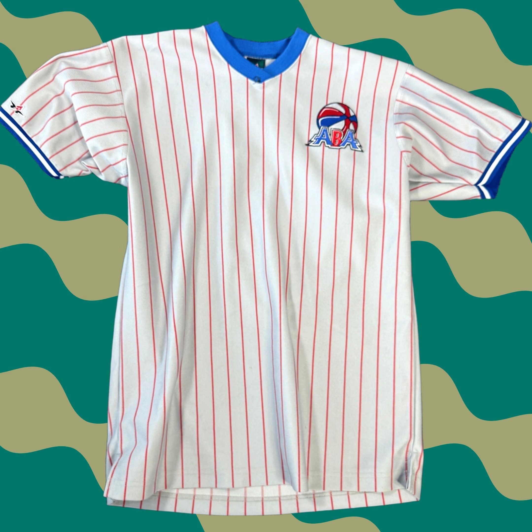 NBA VINTAGE 70's American Basketball Association ABA Referee Pinstripe NBA Jersey M Size US M / EU 48-50 / 2 - 1 Thumbnail