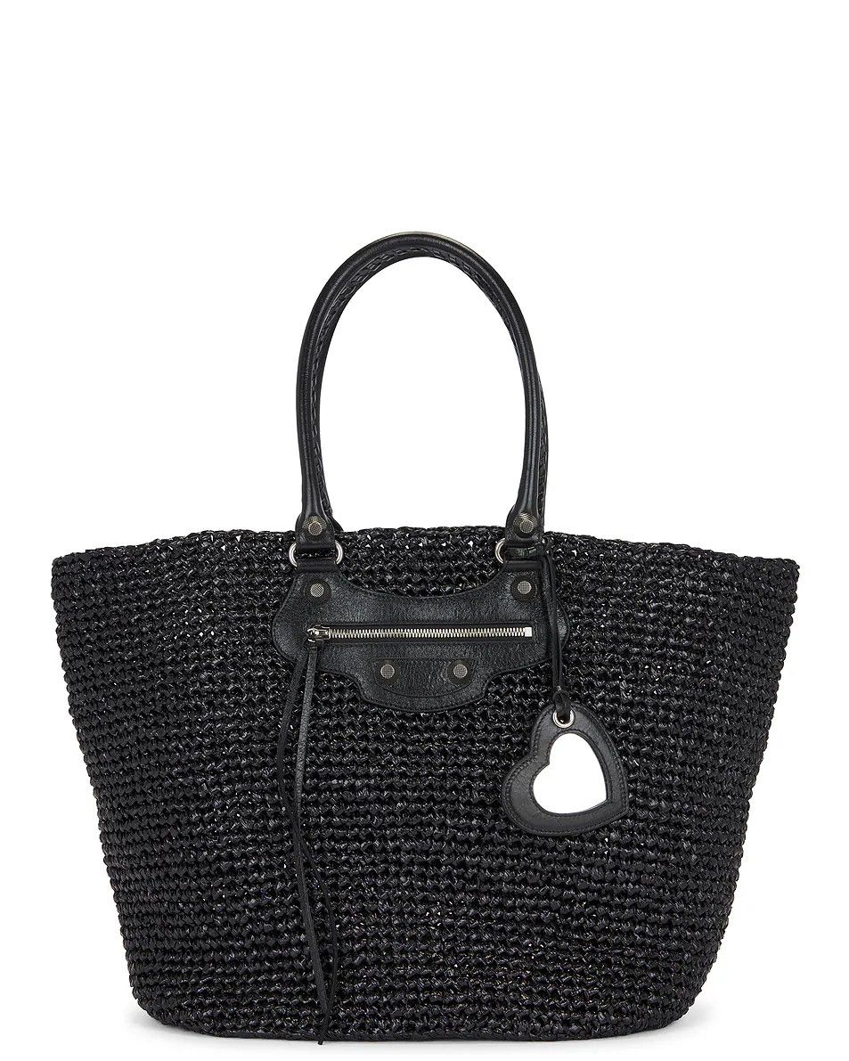 Balenciaga o1bcso1str0825 Size: OS / Le Cagole Large Panier Bag Black Size ONE SIZE - 1 Thumbnail