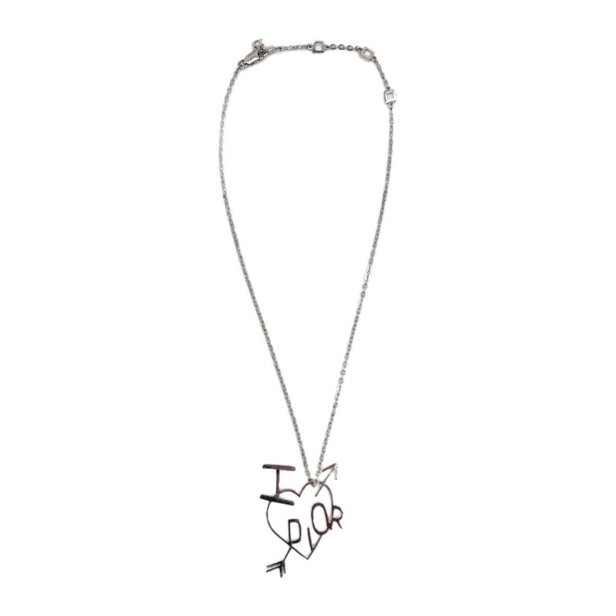 Dior Vintage Silver Christian Dior Necklace Size ONE SIZE - 8 Thumbnail