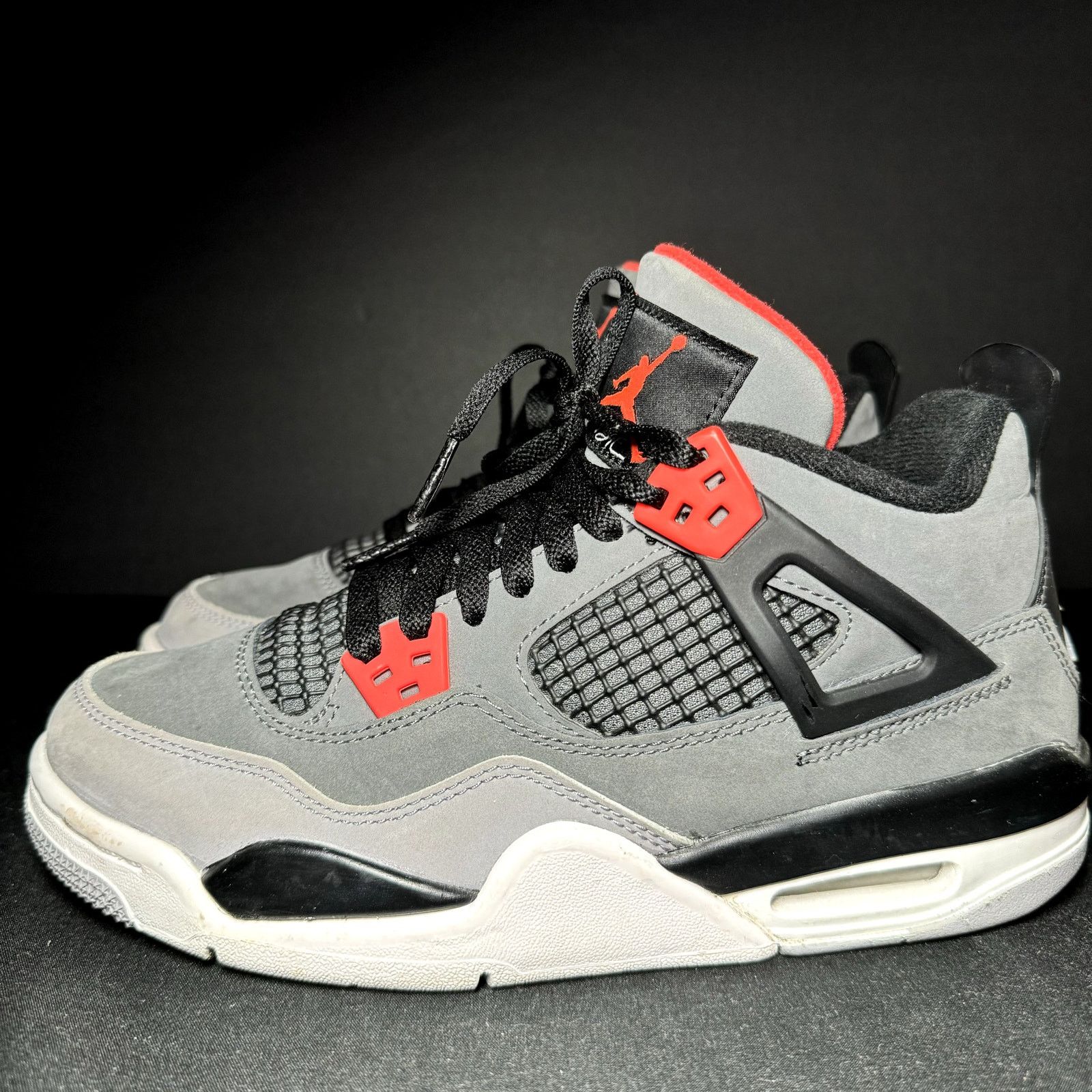 Jordan Brand × Nike Nike Air Jordan 4 Retro GS Infrared Men's Shoes - Size 5.5 Size US 5.5 / EU 38 - 8 Thumbnail