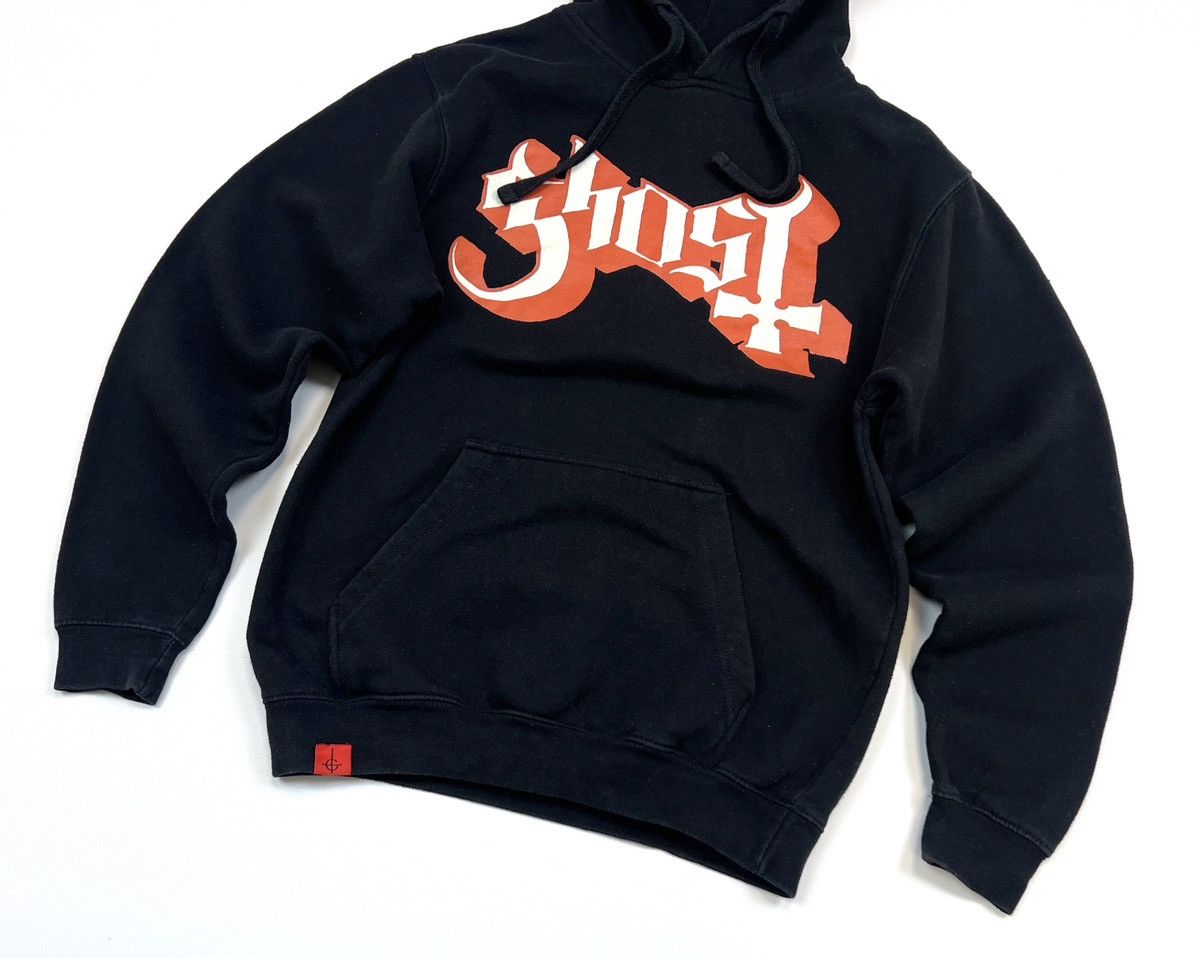 Band Tees × Vintage Vintage Ghost Black Cotton Hard Rock Band Hoodie Size S Size US S / EU 44-46 / 1 - 11 Thumbnail