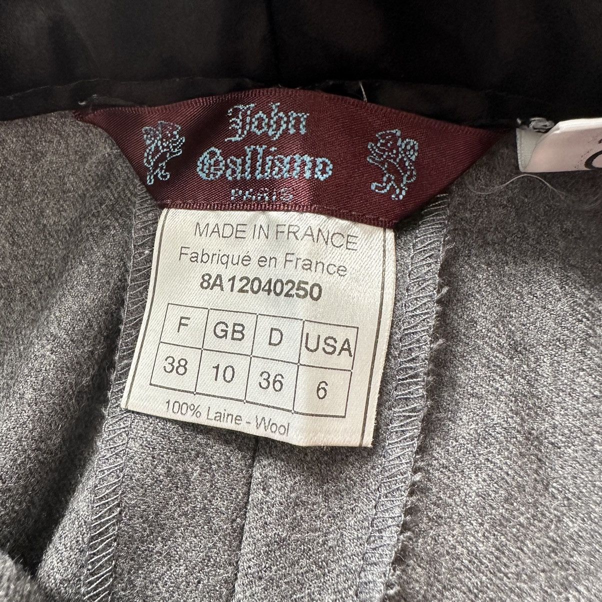 John Galliano Archive John Galliano Fall 1998 Wool Trousers Size 27" / US 4 / IT 40 - 3 Thumbnail