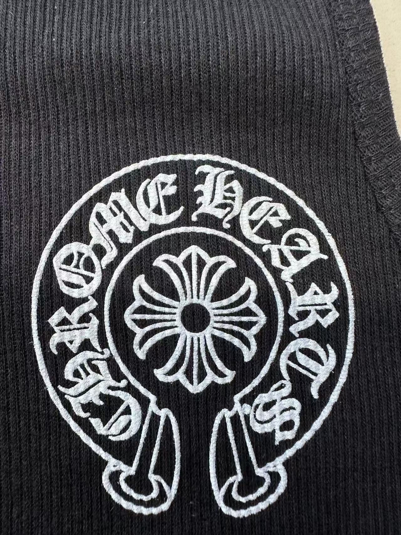 Chrome Hearts Chrome Hearts Black Horseshoe Logo Tank Top Size S / US 4 / IT 40 - 3 Thumbnail