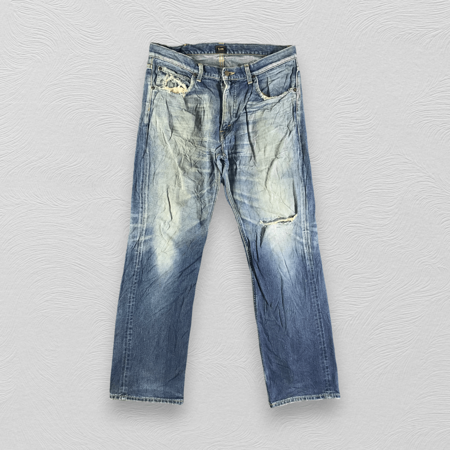 Lee Vintage Lee Rider Jeans Ripped Denim KJ3104 Size US 36 / EU 52 - 1 Thumbnail