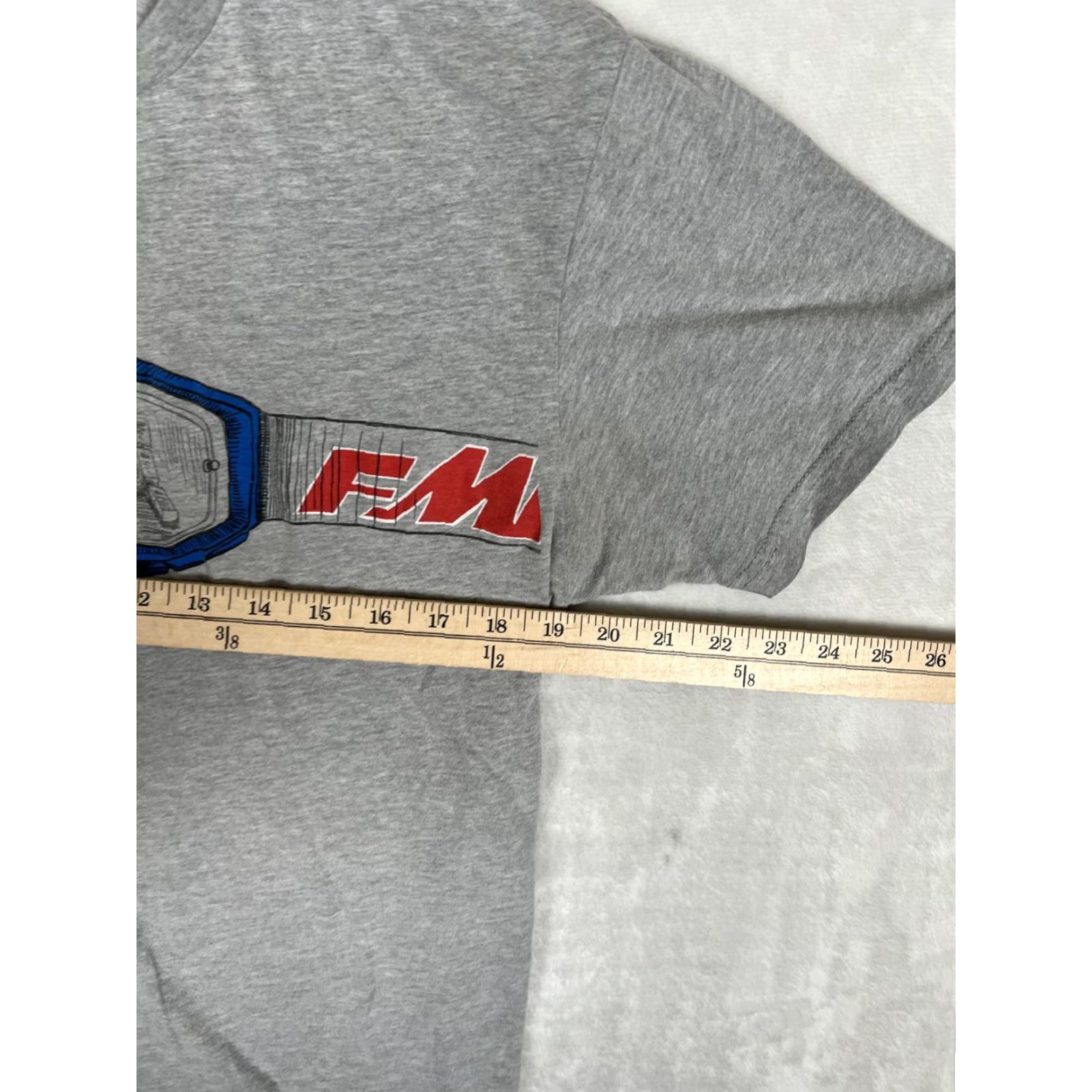 Vintage VINTAGE FMF The Drop T-Shirt Mens M/L Gray Goggles Zach Osborne Motocross Racing Tee Size US M / EU 48-50 / 2 - 6 Thumbnail