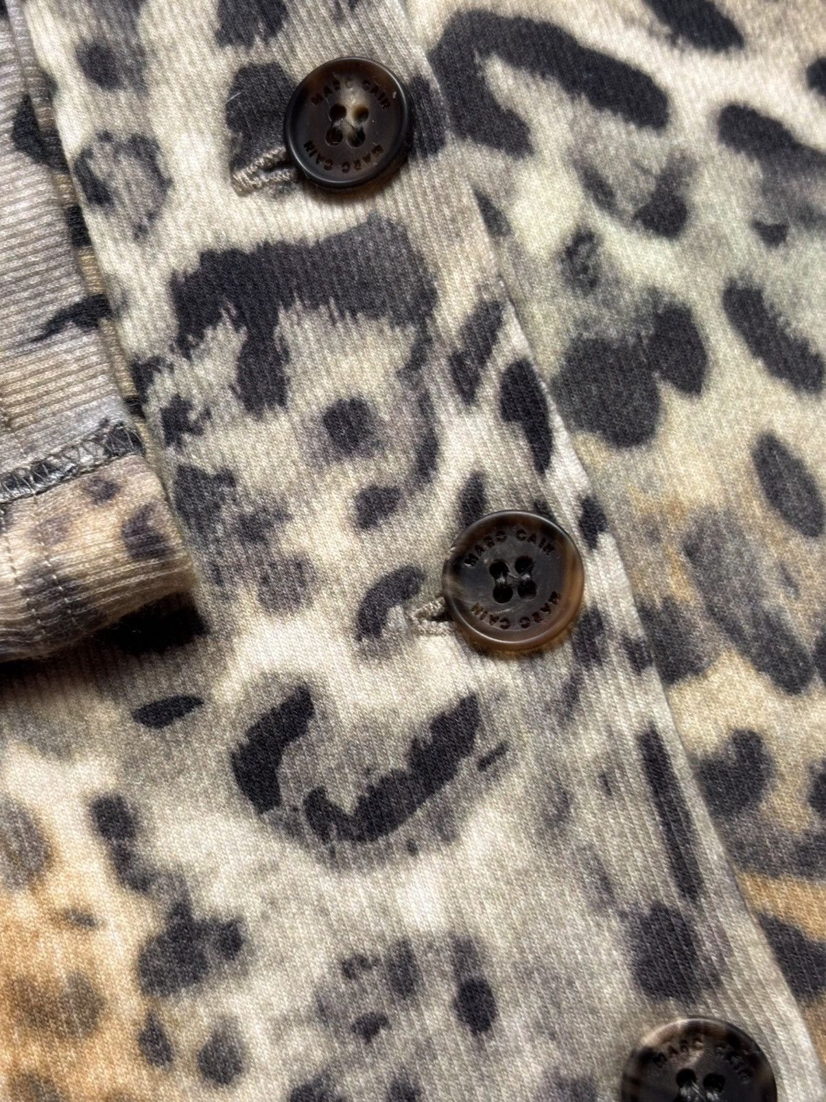 Other Marc Cain Leopard Animal Print Longline Knit Cardigan Button Size S / US 4 / IT 40 - 9 Thumbnail
