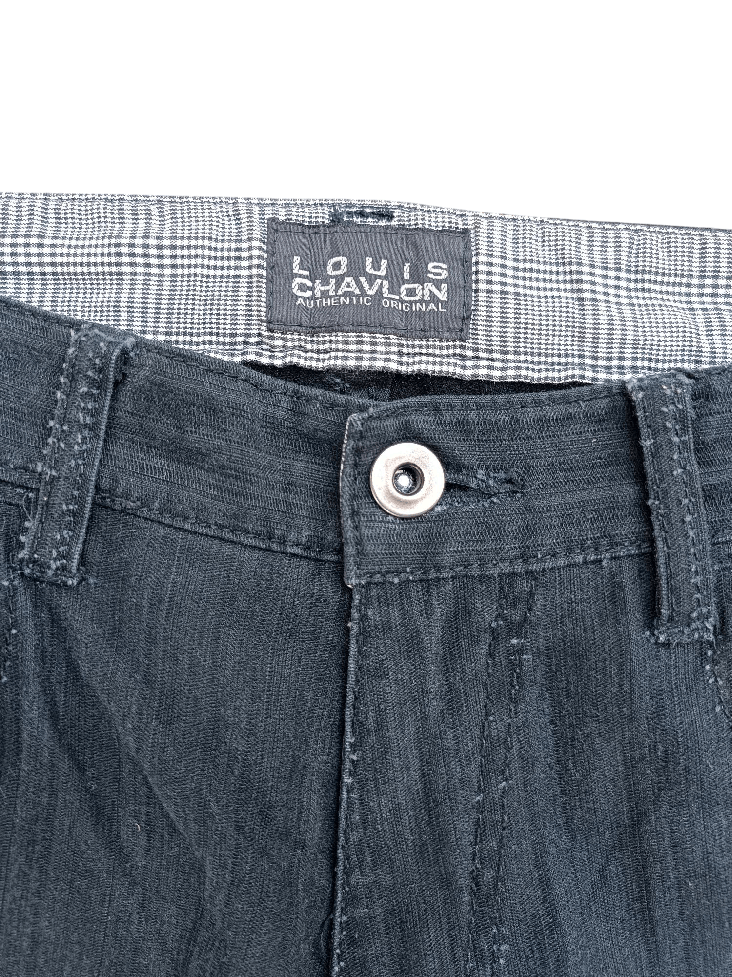 Japanese Brand × Vintage DOPE ! Louis Chavlon Hickory Stripe Pant E226 Size US 30 / EU 46 - 3 Thumbnail